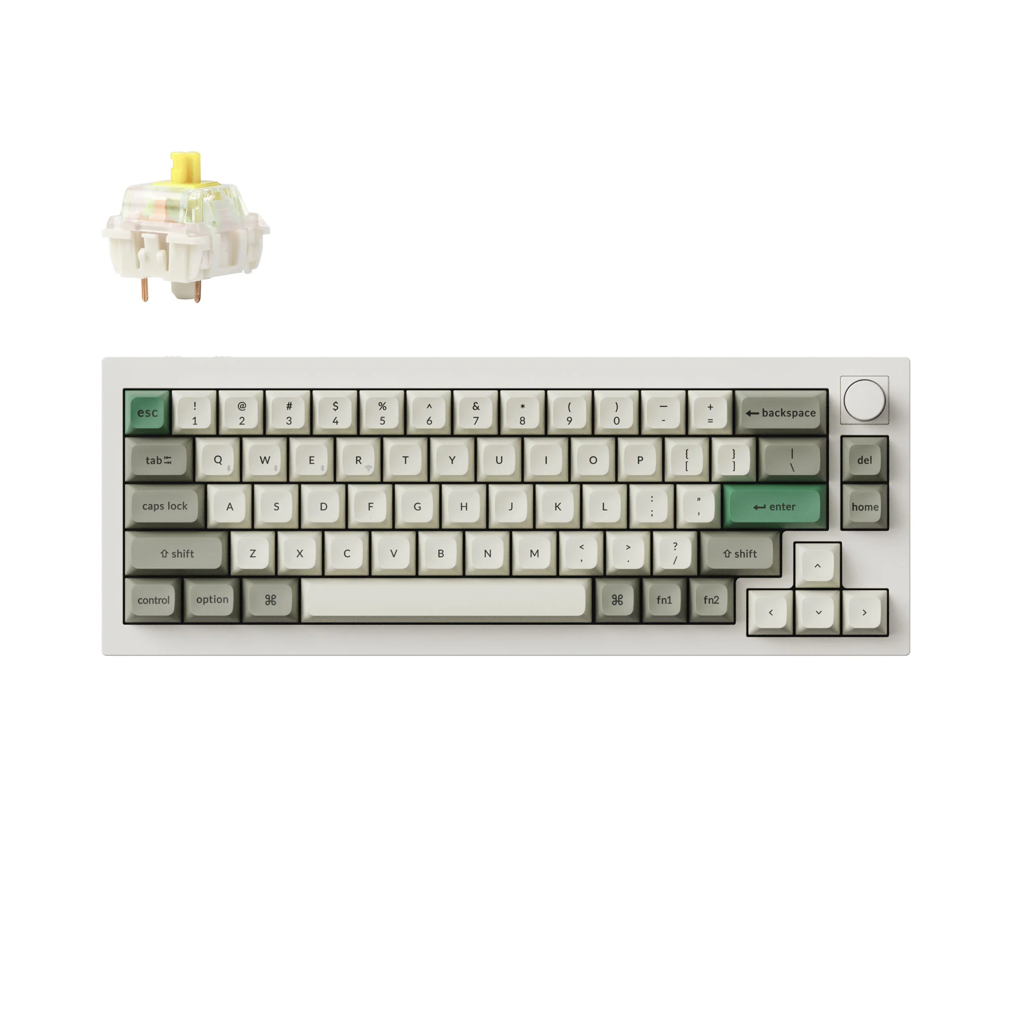 Keychron Q2 Max QMK/VIA langaton mukautettu mekaaninen näppäimistö