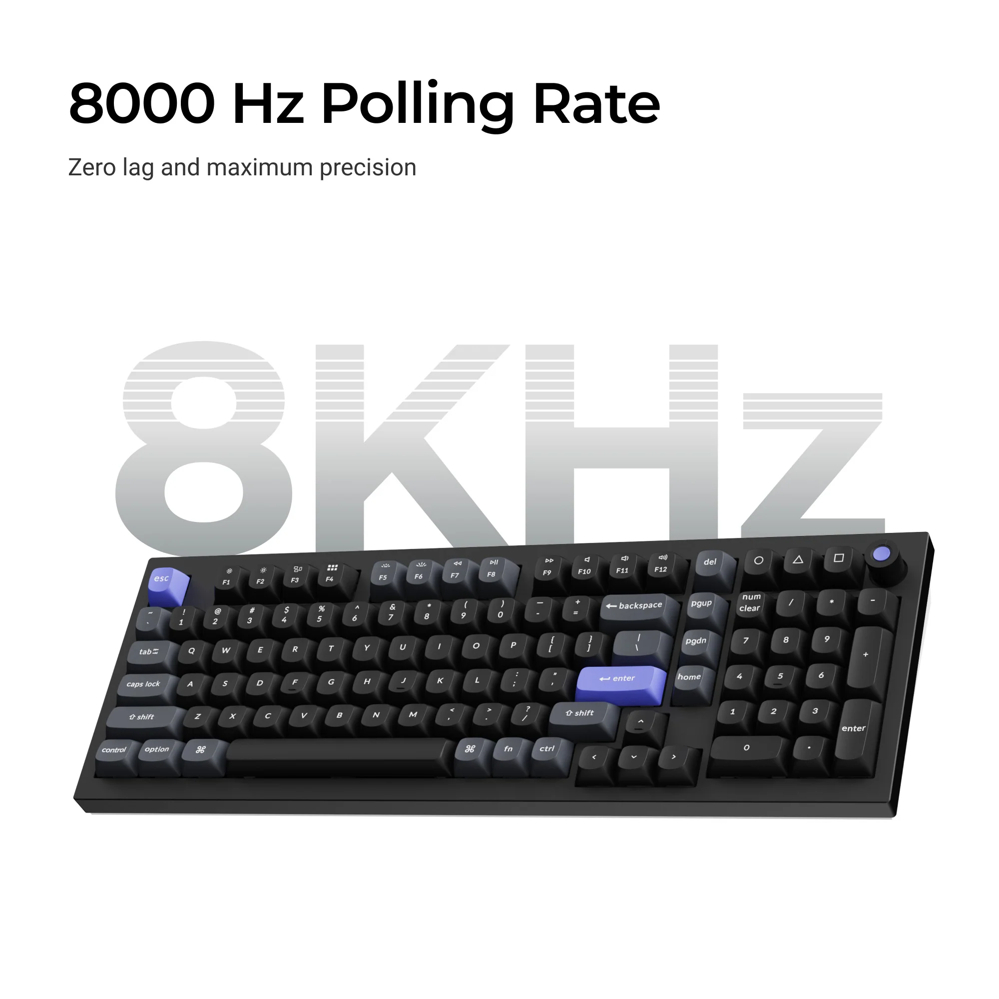 Teclado com interruptores magnéticos Keychron Q5 HE 8K