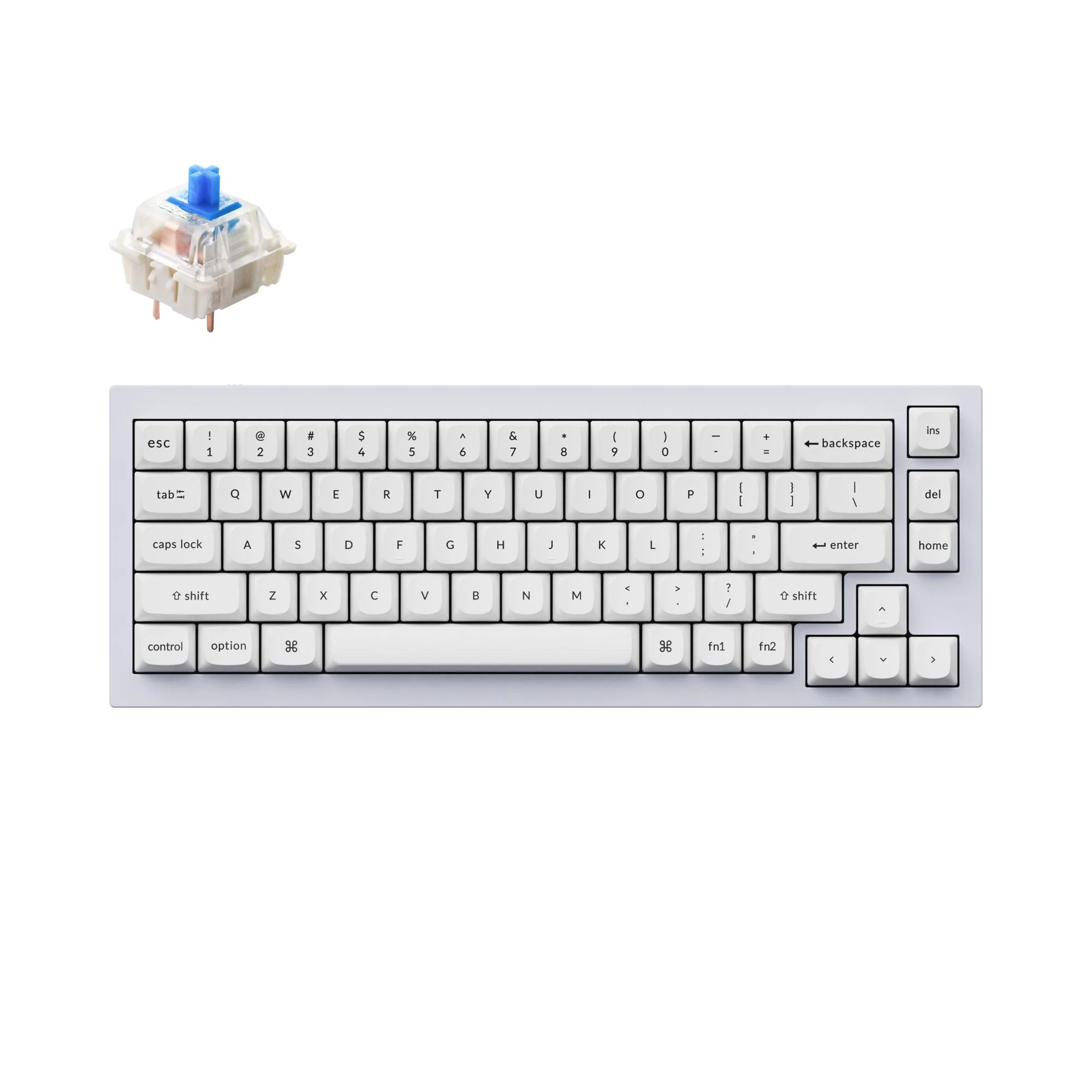 Teclado Mecânico Customizado QMK Keychron Q2