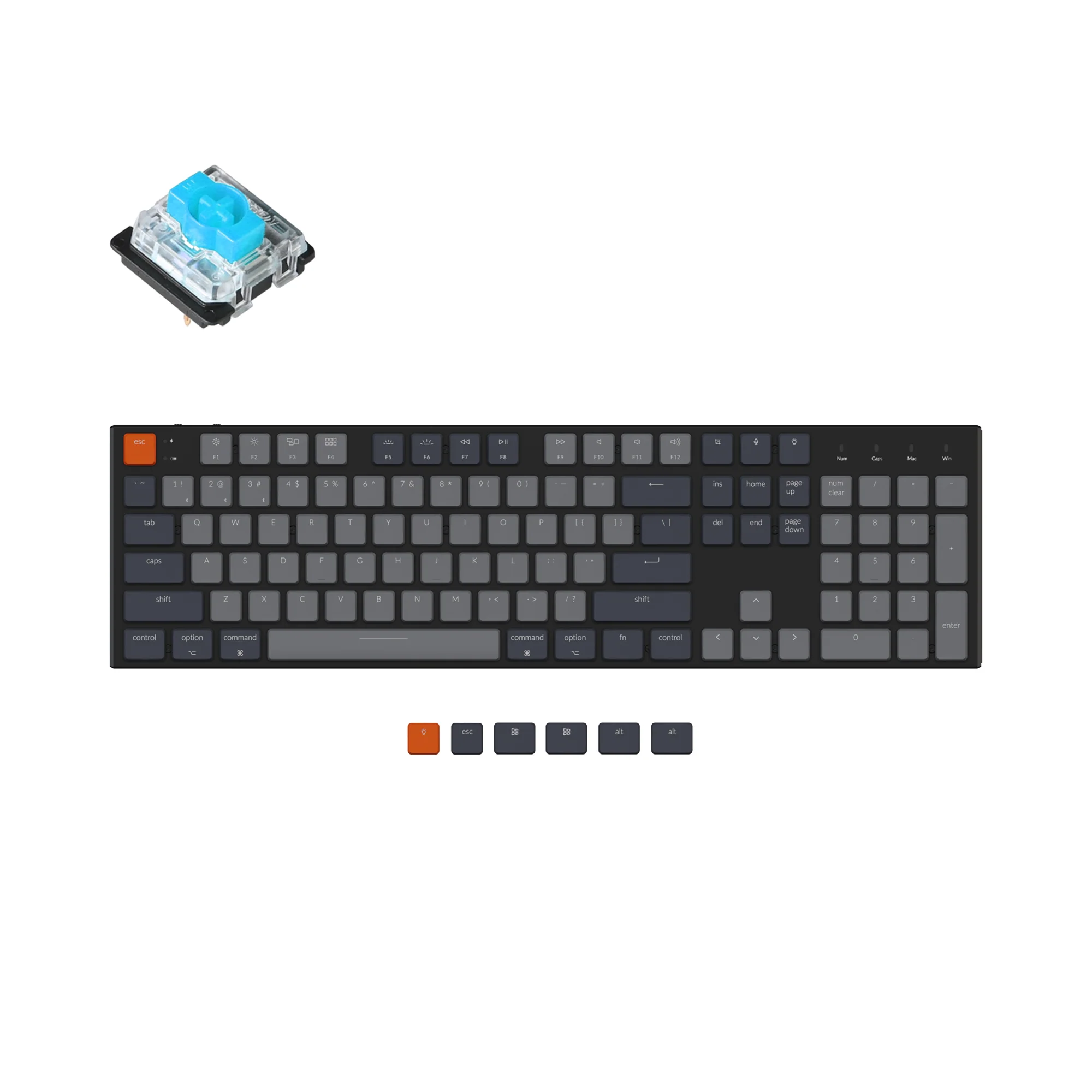 Clavier mécanique sans fil Keychron K5