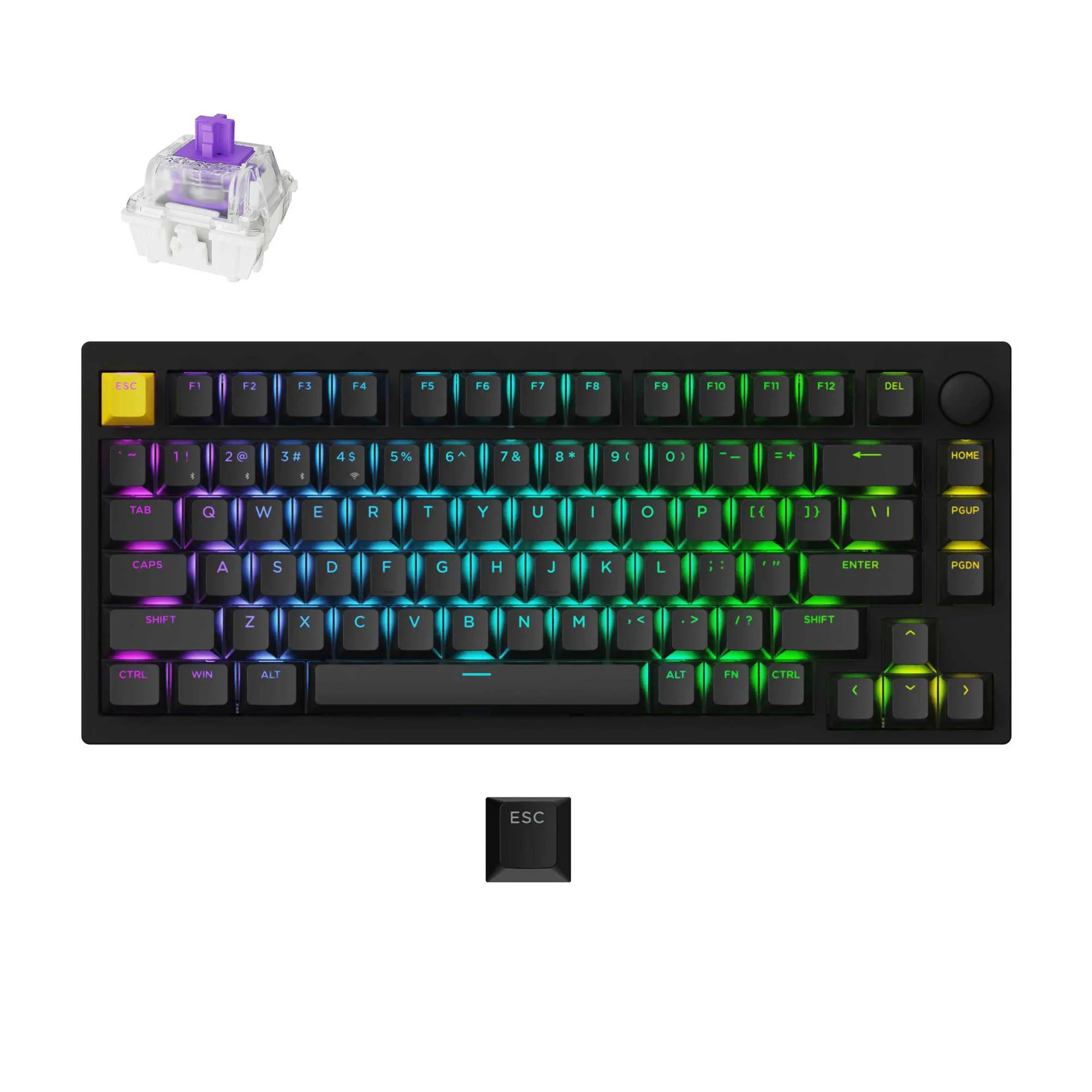 Lemokey P1 HE Teclado gaming inalámbrico personalizado con interruptor magnético