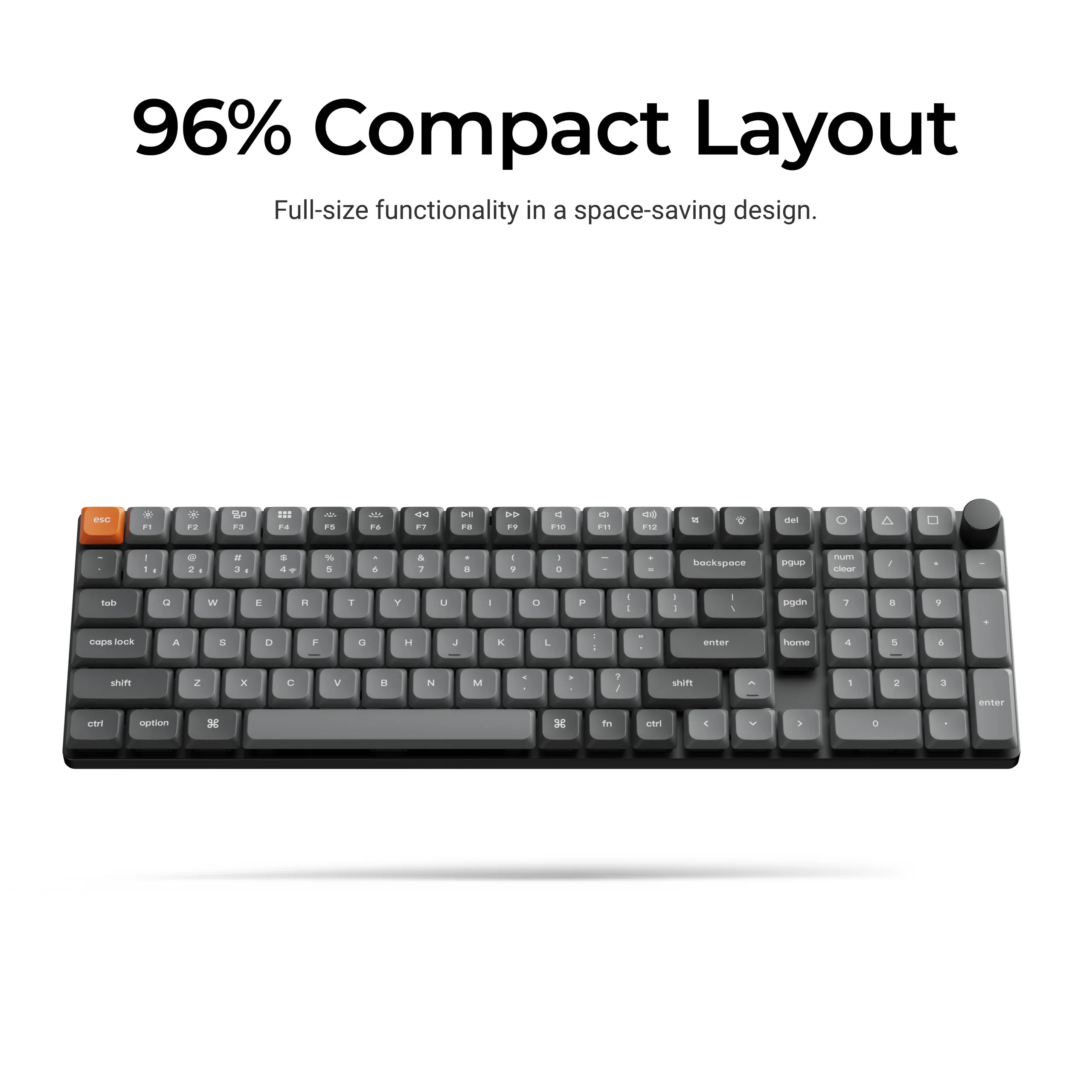 Teclado Mecânico Sem Fio Personalizado Keychron K17 Max QMK