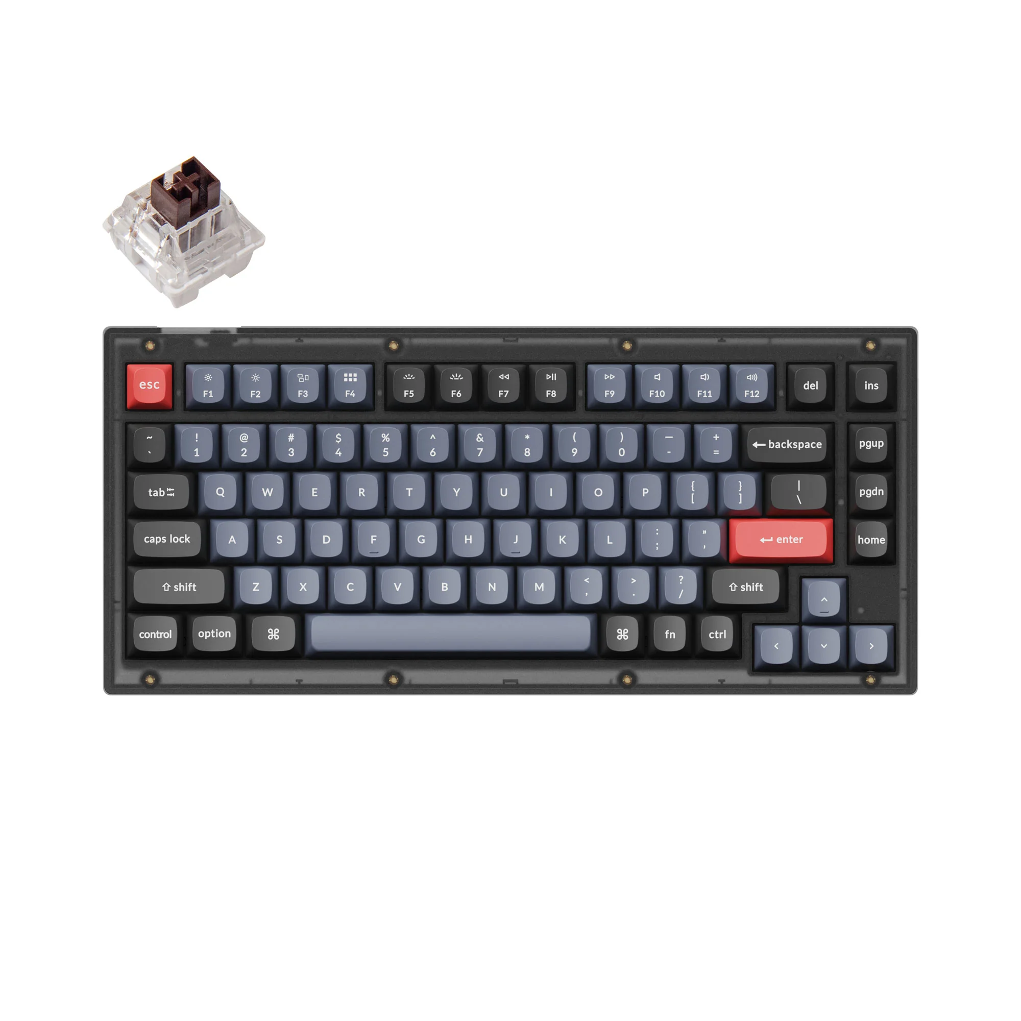 Keychron V1 QMK custom mekanisk tastatur