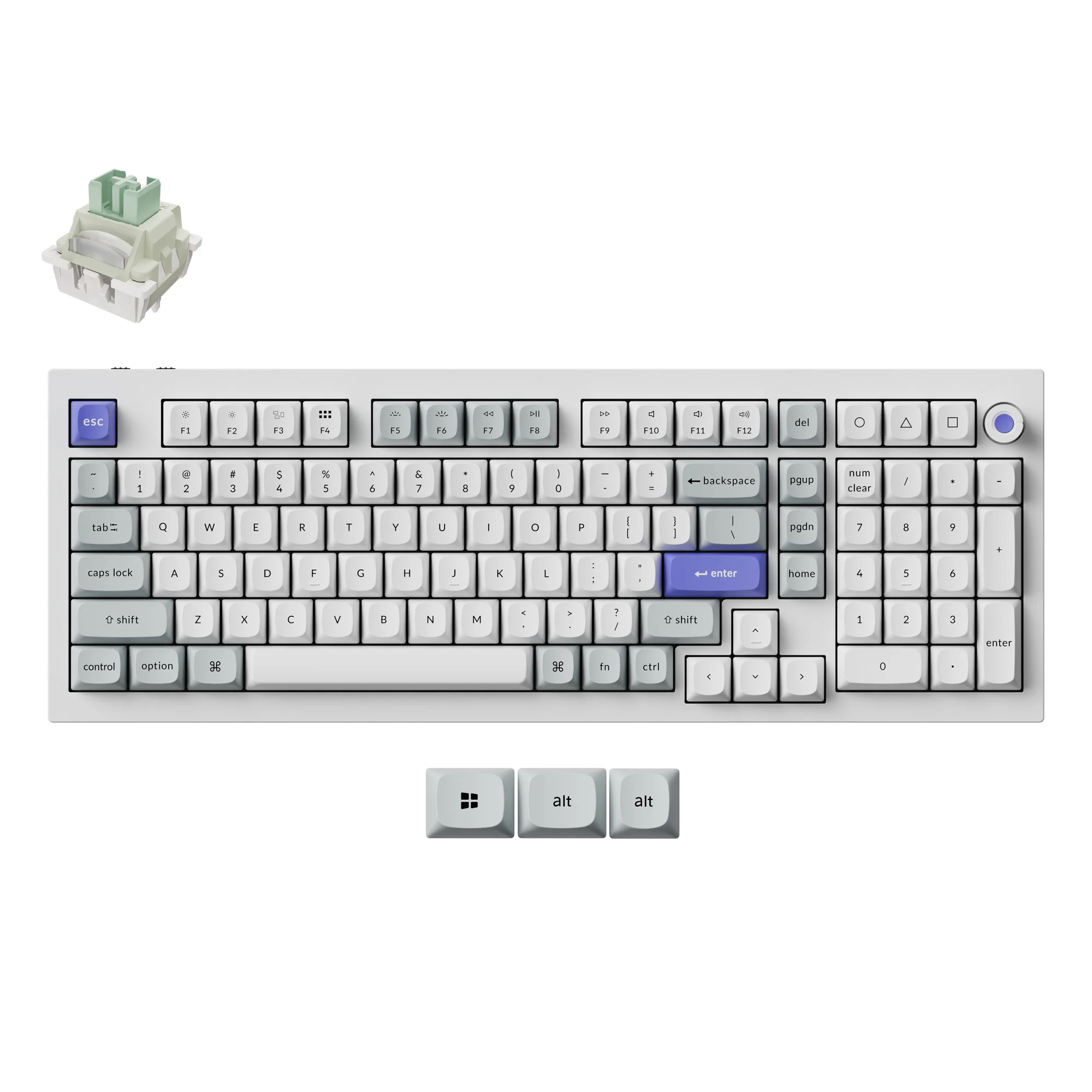Teclado com interruptores magnéticos Keychron Q5 HE 8K