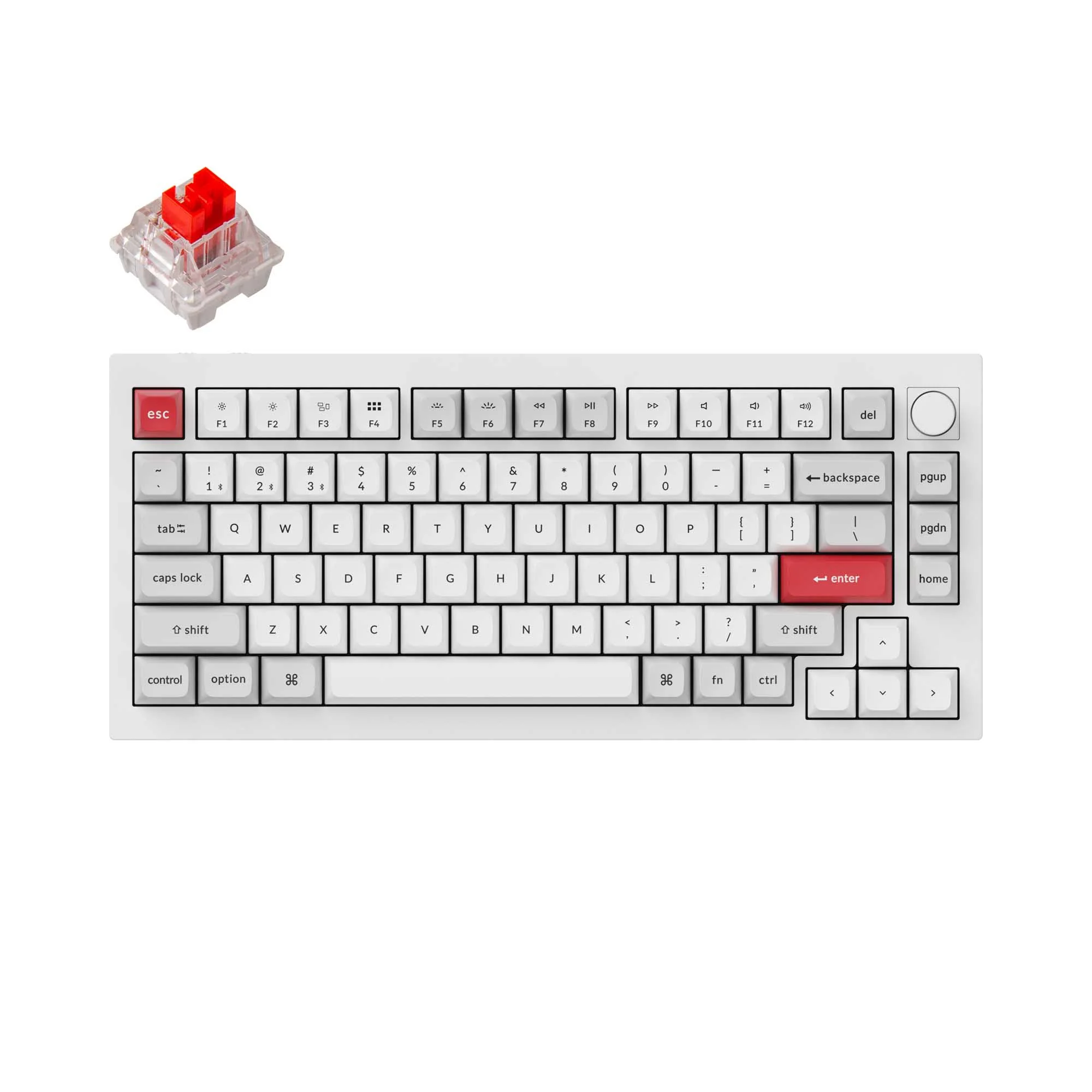 Keychron Q1 Pro QMK/VIA Teclado Mecânico Personalizado Sem Fio