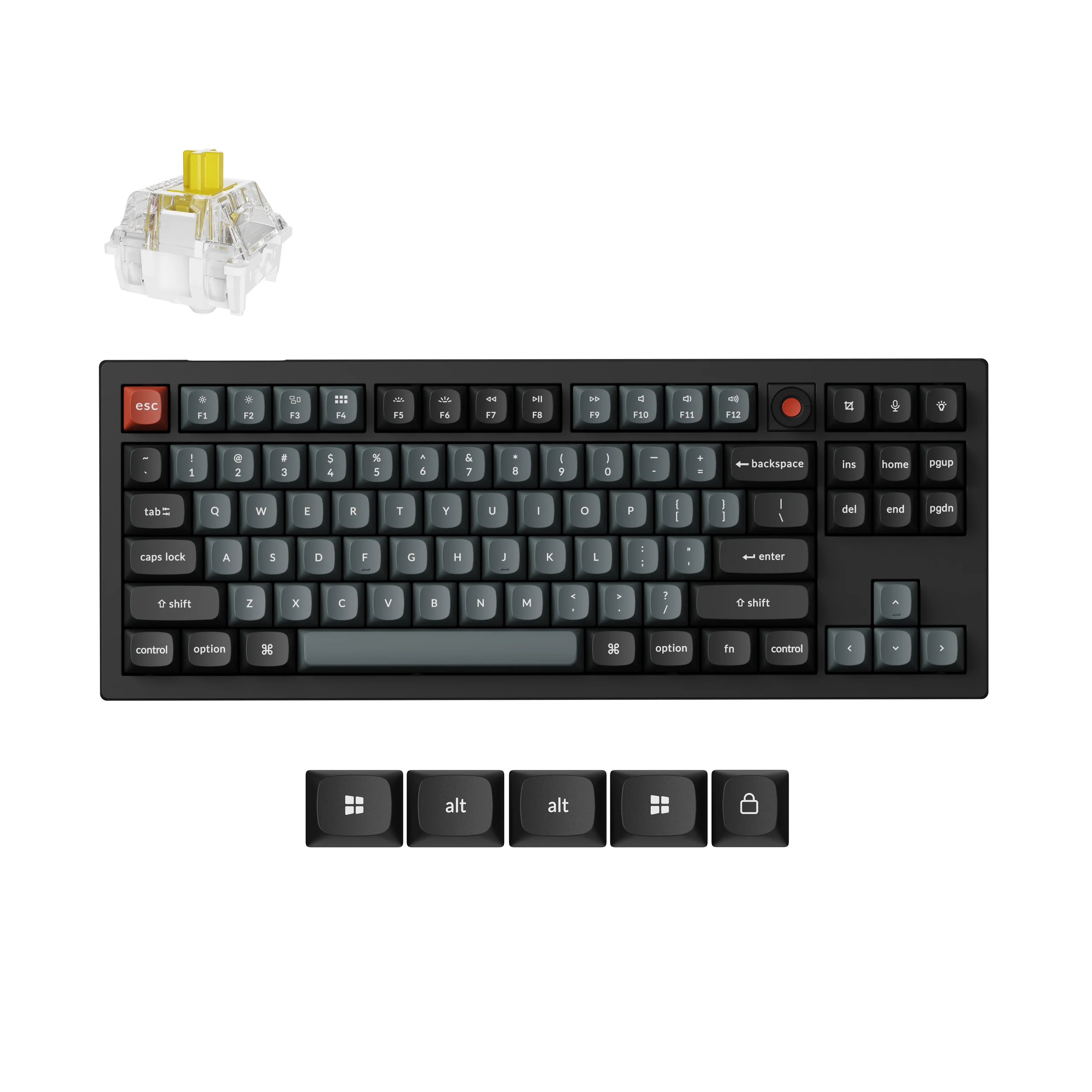 Keychron V3 8K QMK Przewodowa klawiatura mechaniczna custom