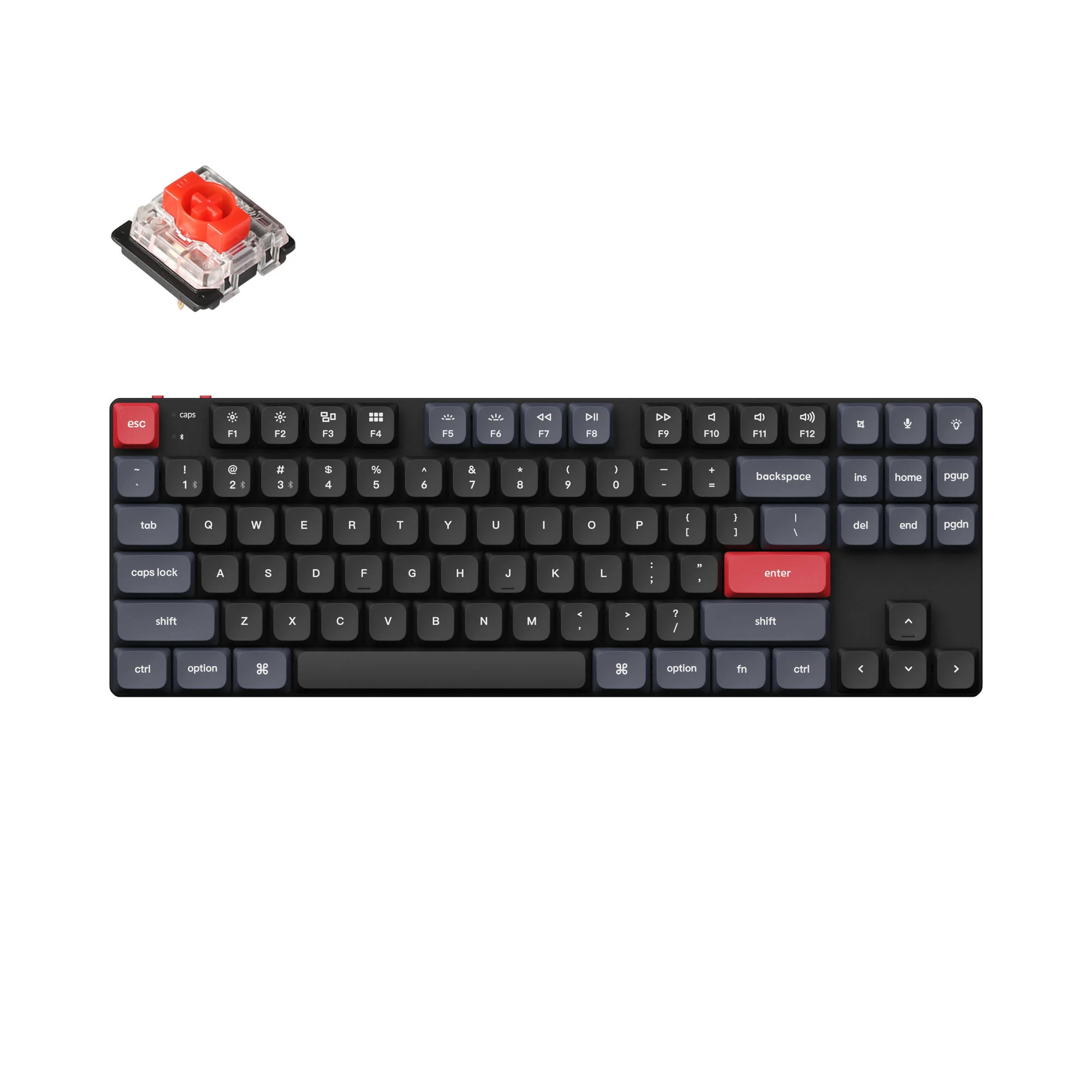 Clavier mécanique personnalisé sans fil Keychron K1 Pro QMK/VIA