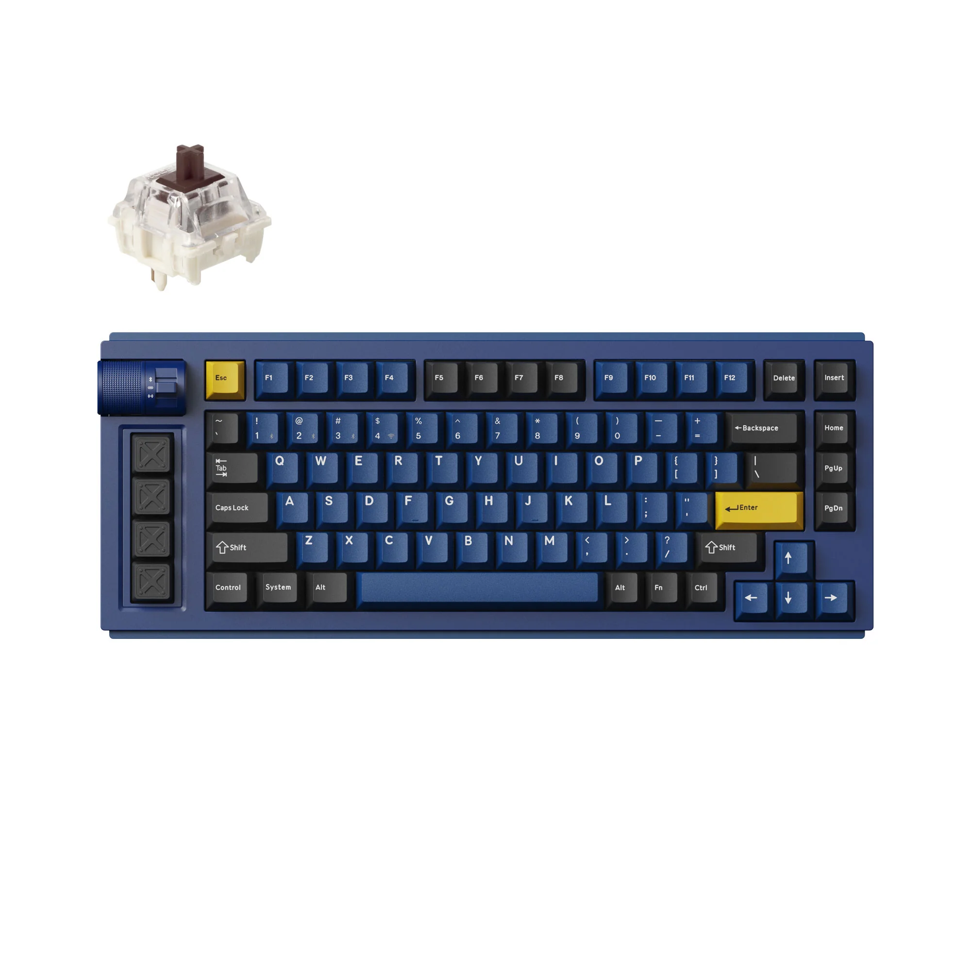 Teclado gamer personalizado sem fio Lemokey L1 QMK/VIA