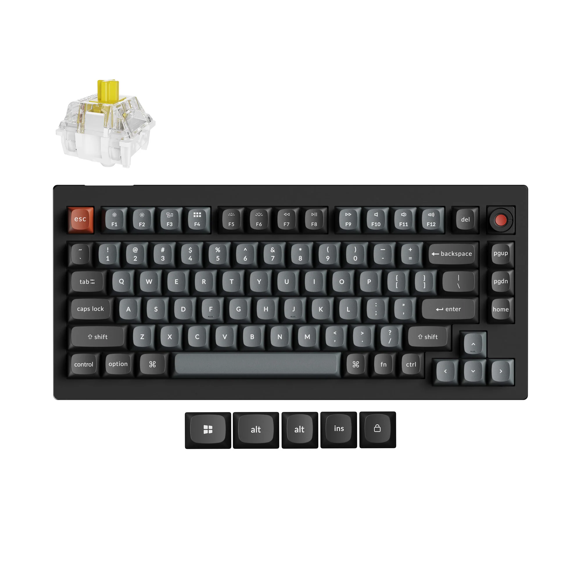 Clavier mécanique personnalisé filaire Keychron V1 8K QMK