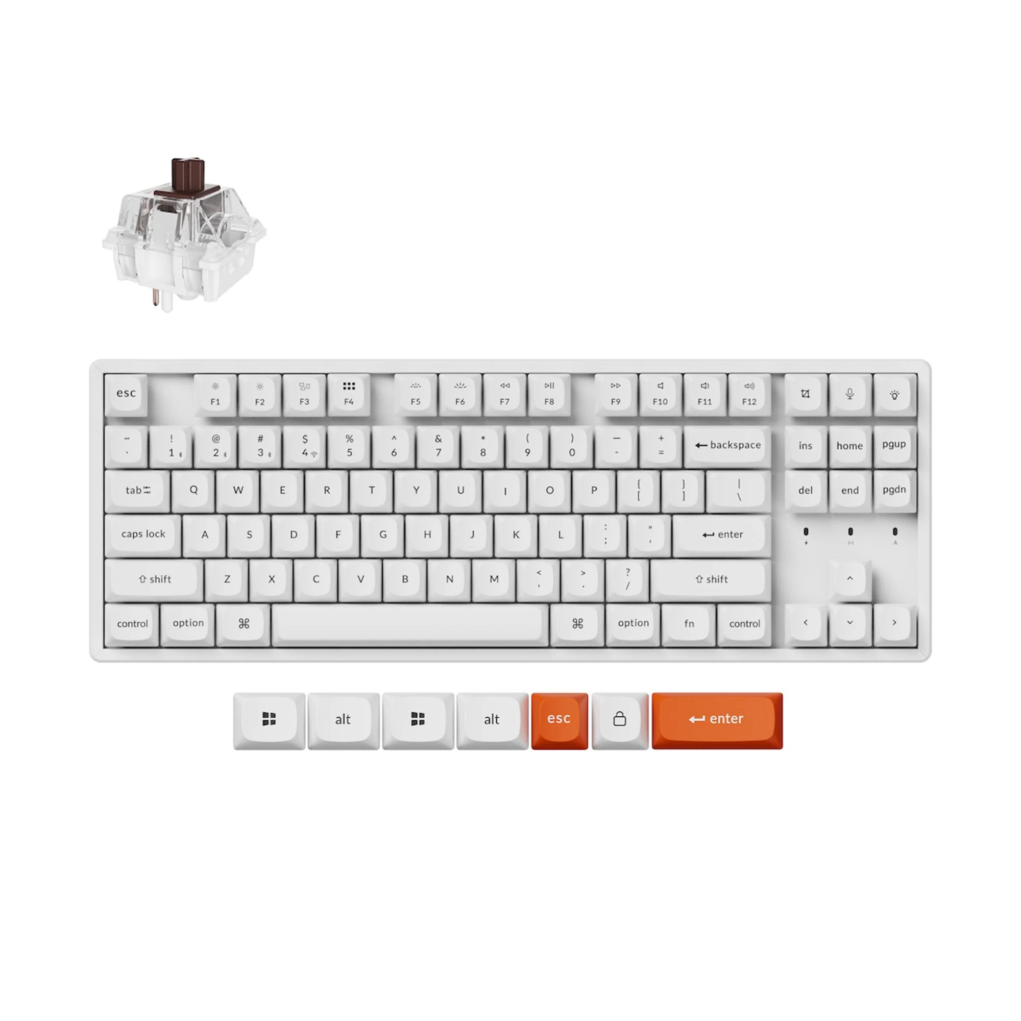 Keychron K8 Max QMK Teclado mecánico inalámbrico