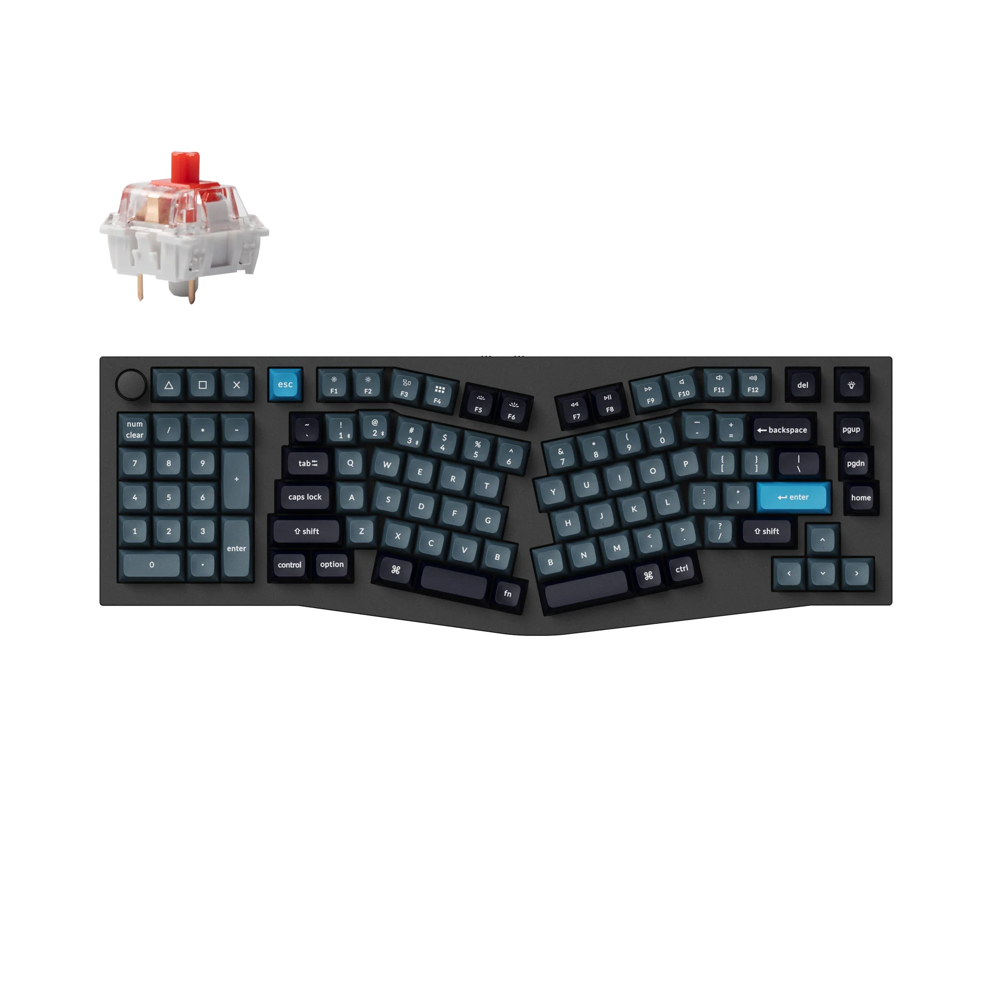 Keychron Q14 Pro (Alice Layout) QMK/VIA trådløst custom mekanisk tastatur