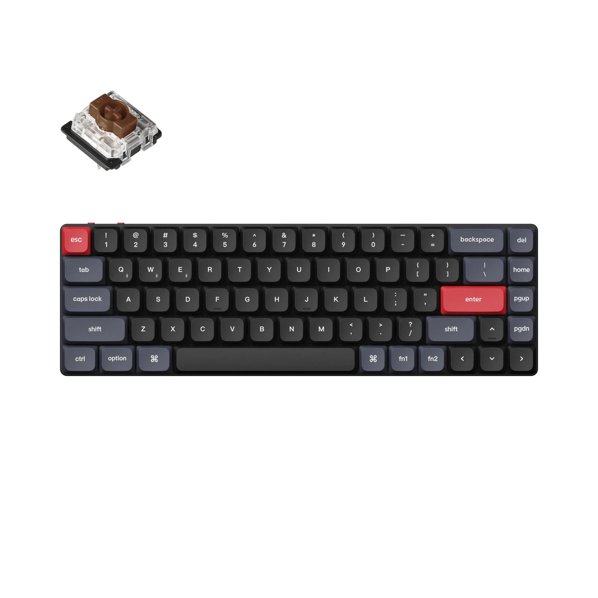Clavier mécanique personnalisé sans fil Keychron K7 Pro QMK/VIA