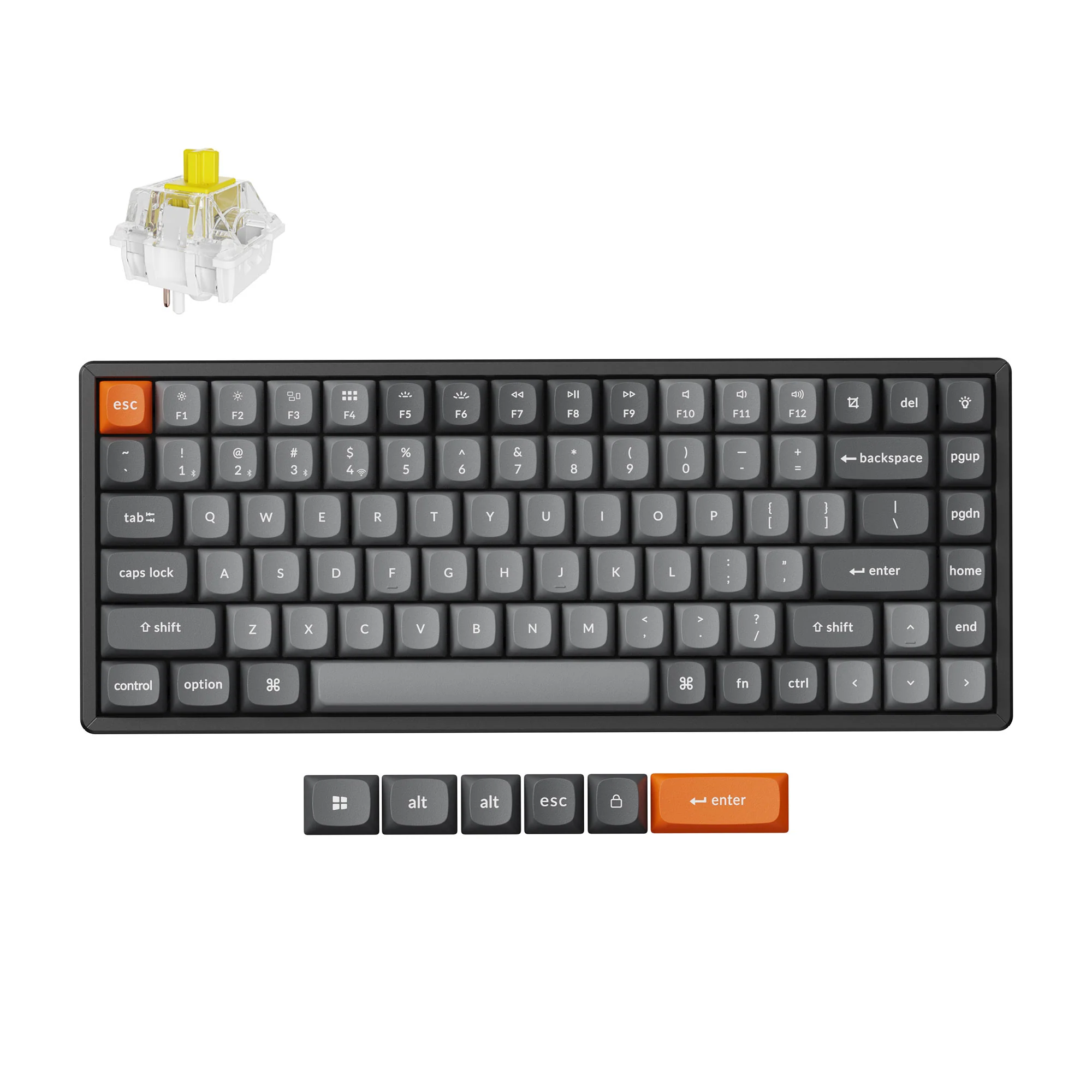 Keychron K2 Max QMK Teclado mecánico inalámbrico