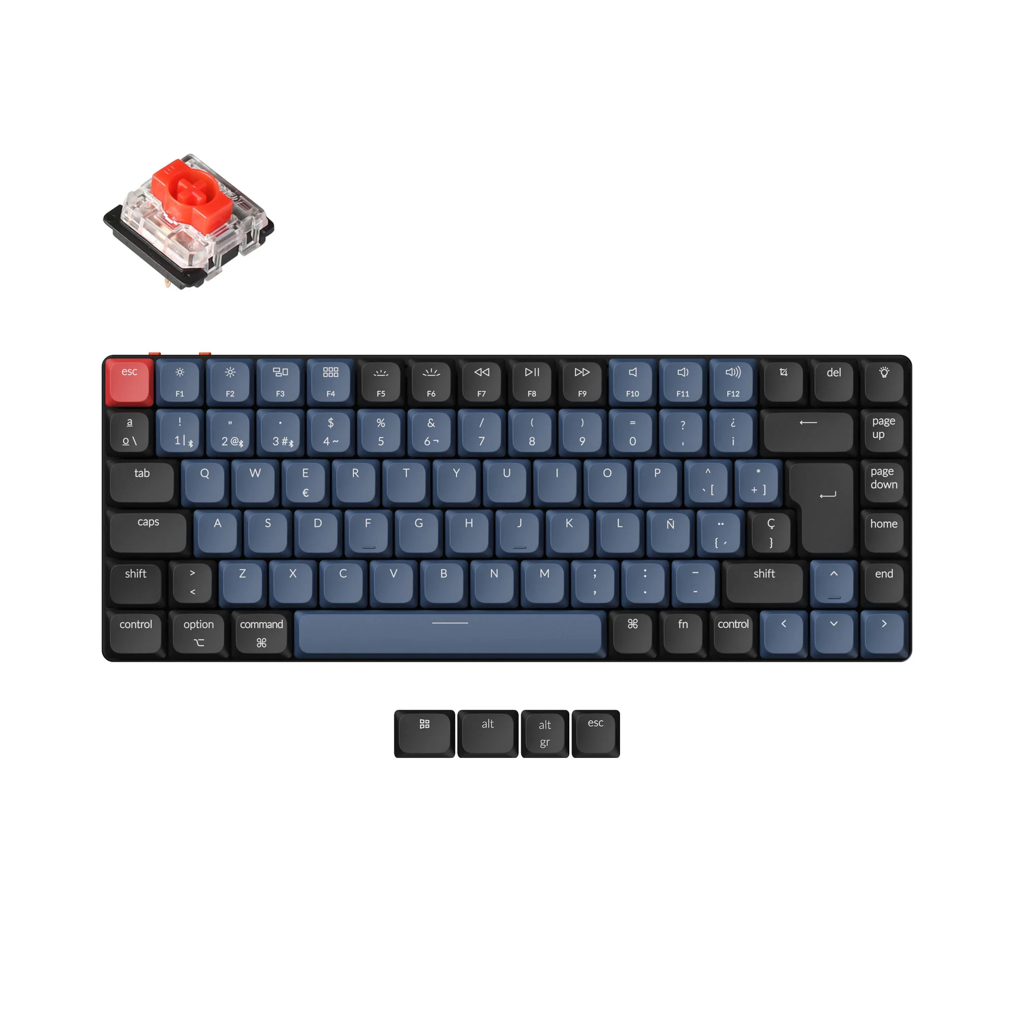 Keychron K3 Pro QMK/VIA Teclado mecánico inalámbrico - Colección de diseño ISO