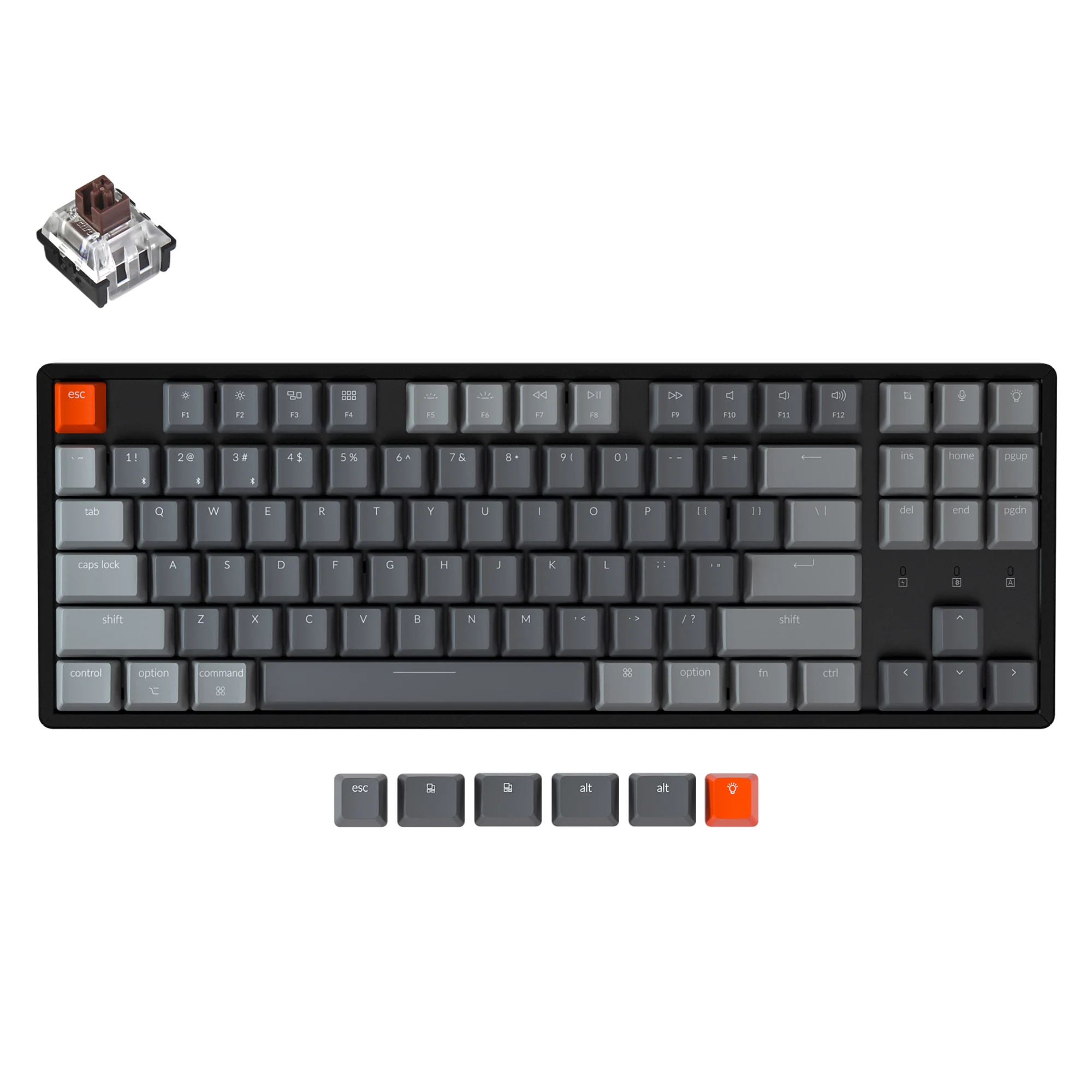 Teclado mecánico inalámbrico Keychron K8
