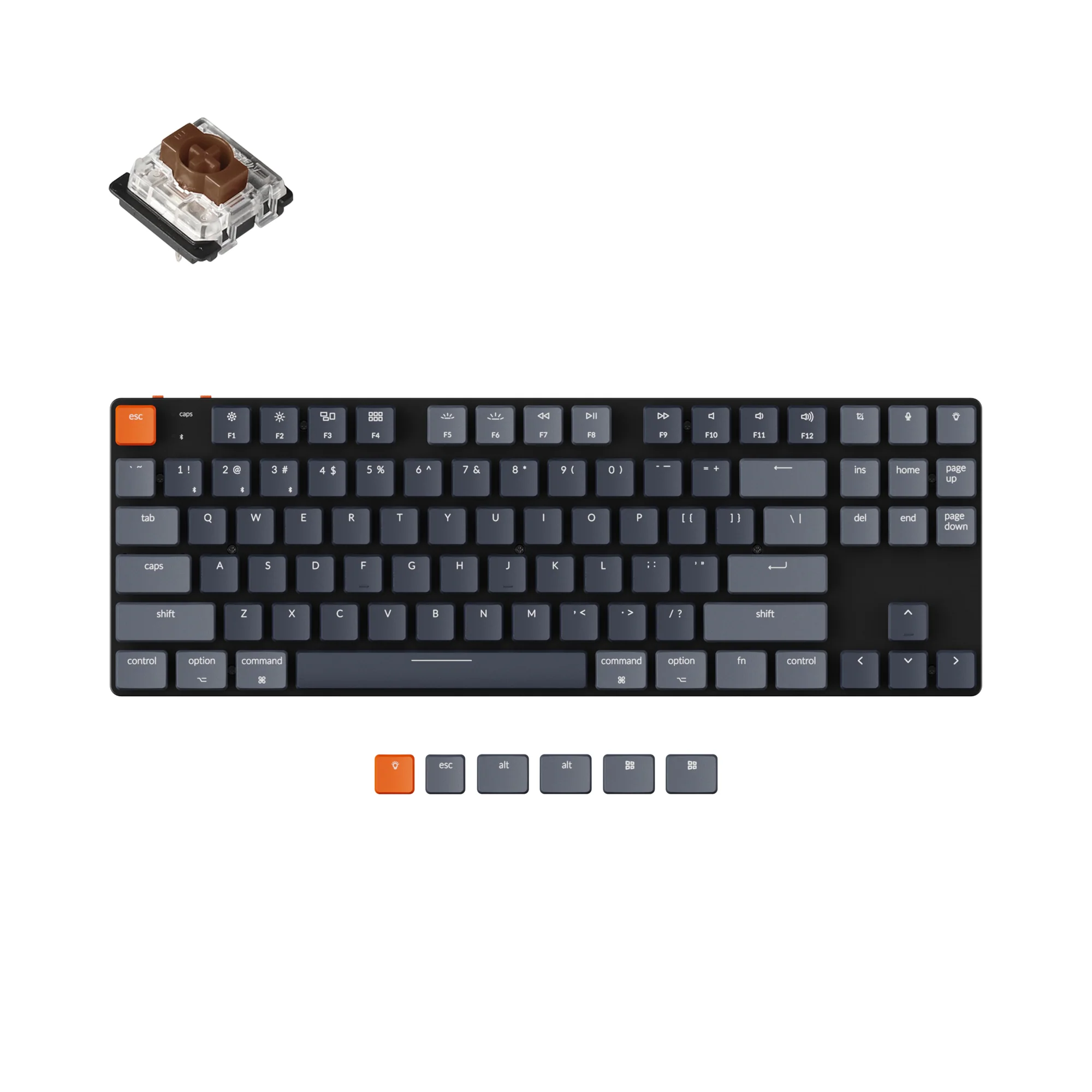 Teclado mecânico sem fio Keychron K1 SE (Versão 5)