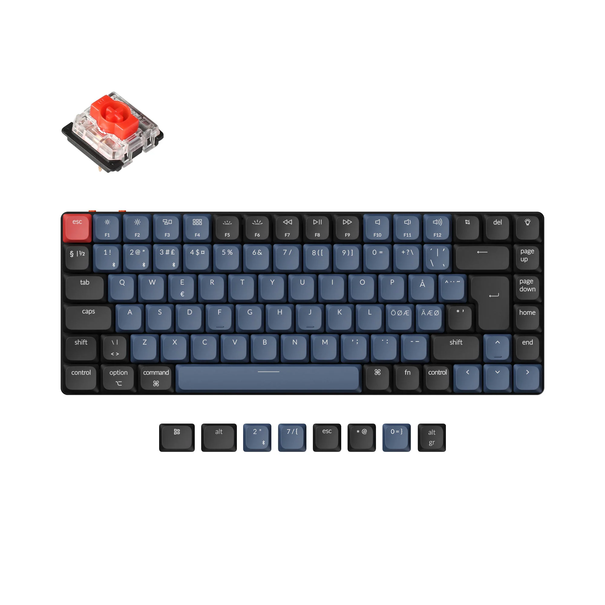 Keychron K3 Pro QMK/VIA Teclado mecánico inalámbrico - Colección de diseño ISO