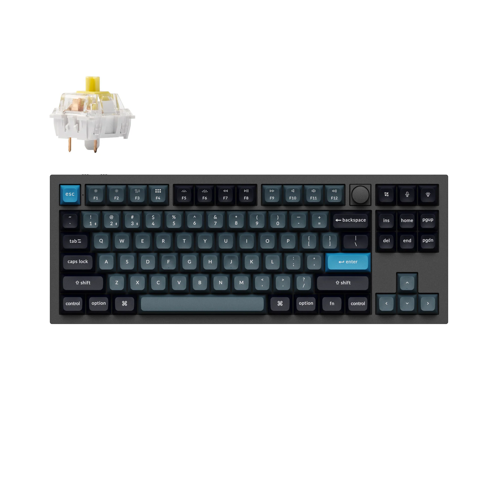 Keychron Q3 Pro teclado mecánico inalámbrico personalizable QMK/VIA