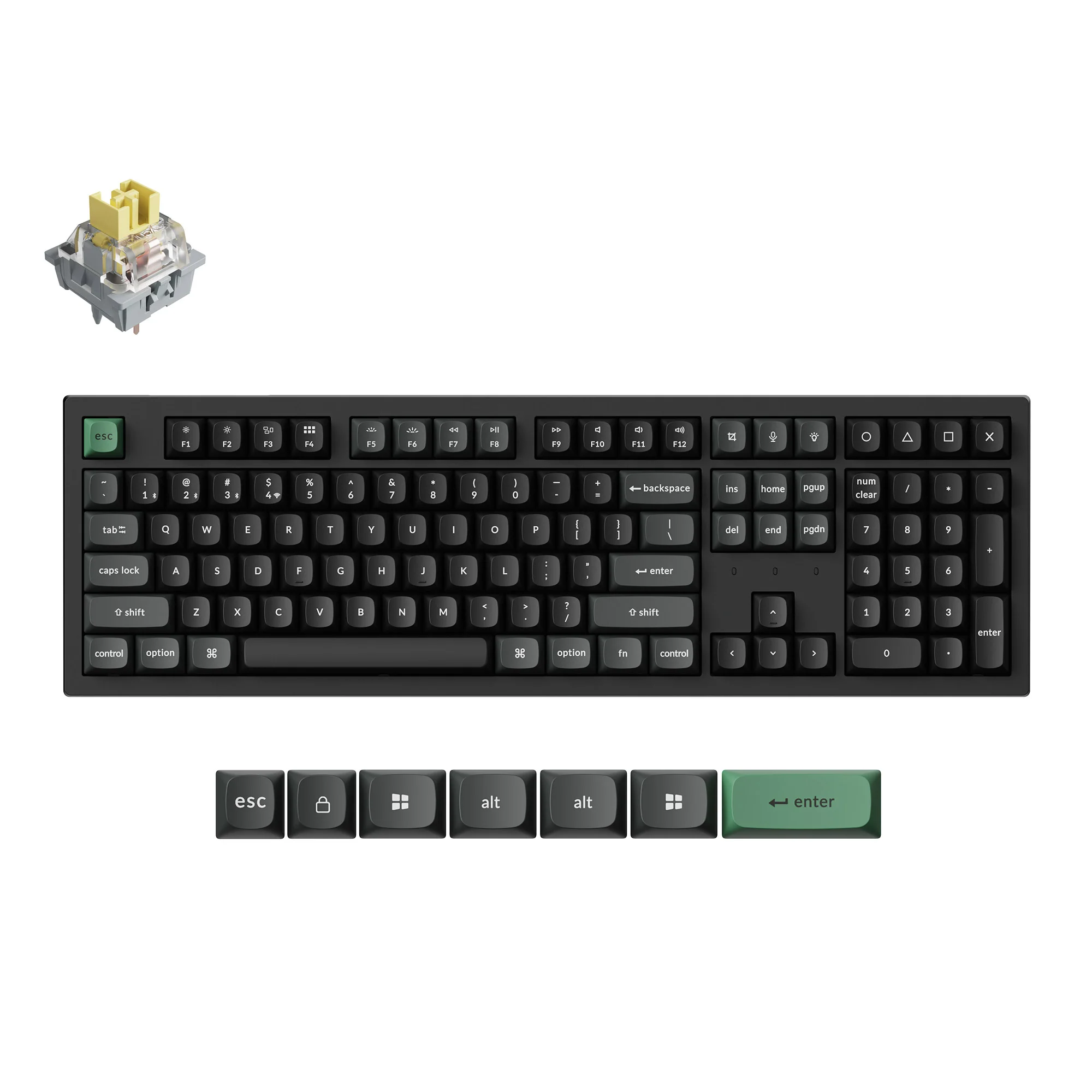 Teclado mecánico inalámbrico personalizado Keychron K10 Ultra 8K