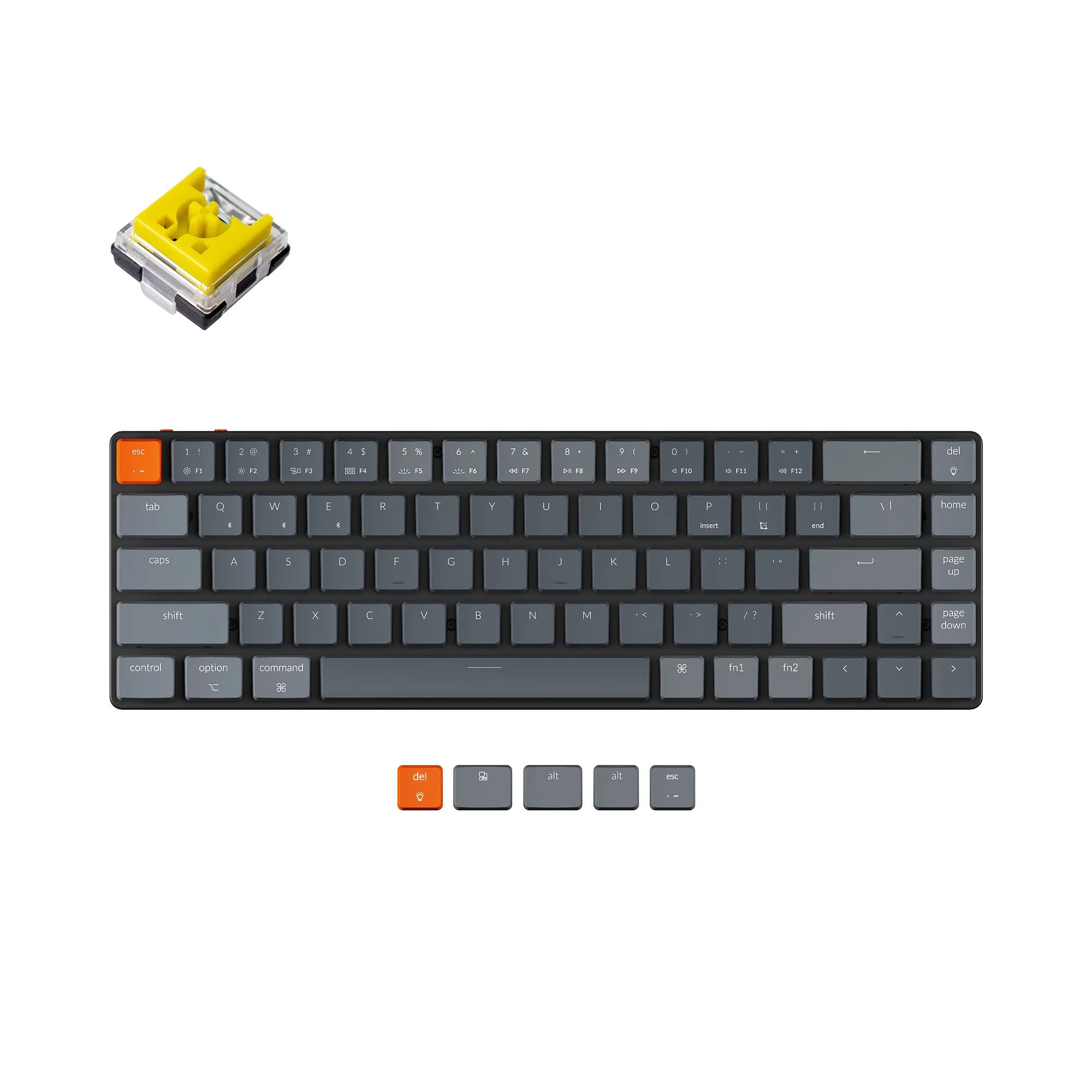 Teclado mecánico inalámbrico ultradelgado Keychron K7