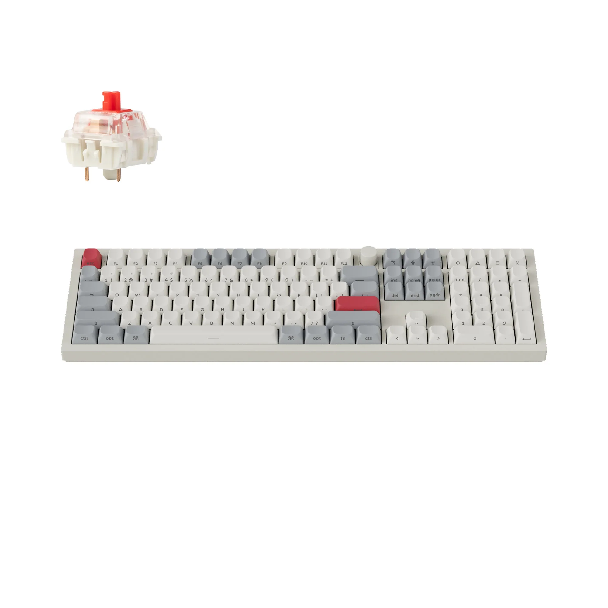 Keychron Q6 Max QMK/VIA langaton mukautettu mekaaninen näppäimistö