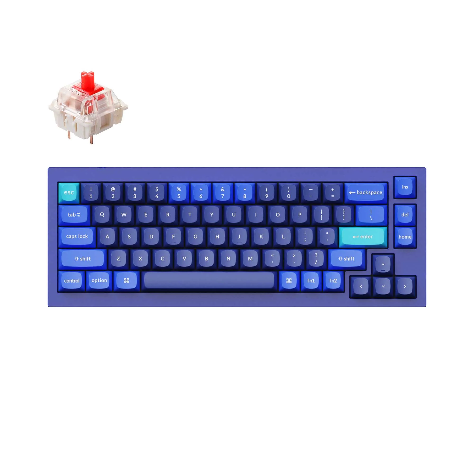 Teclado Mecânico Customizado QMK Keychron Q2