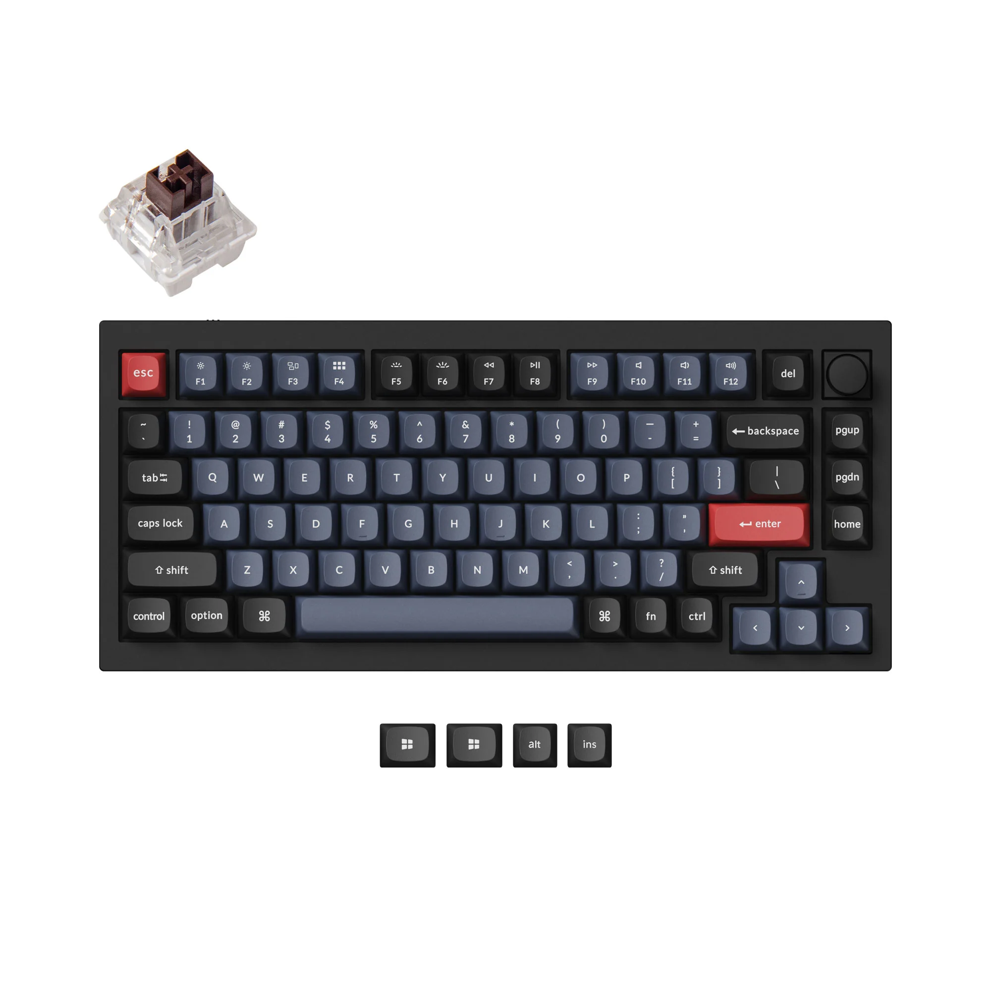 Keychron Q1 QMK Teclado mecánico personalizado - Versión 1