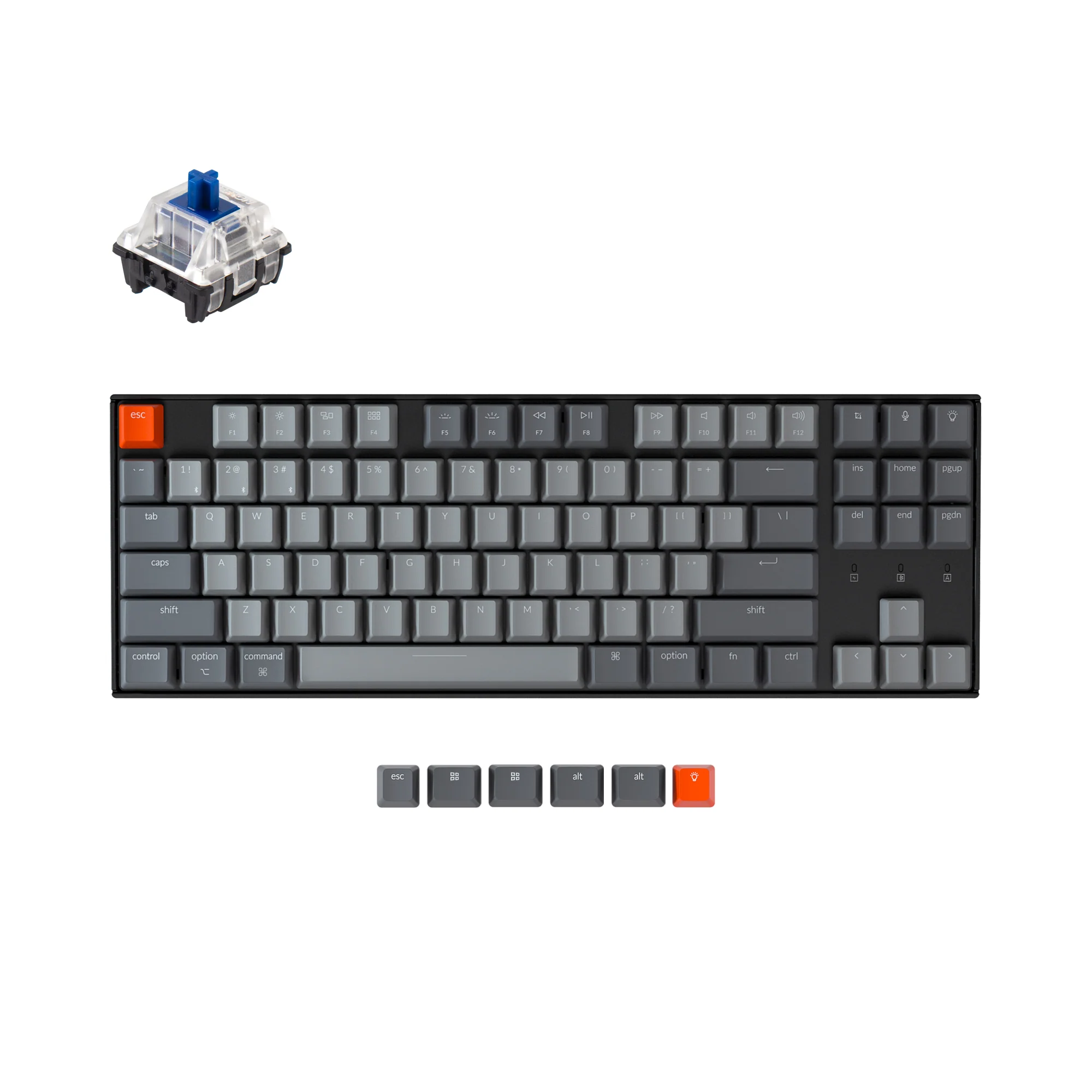 Teclado mecánico inalámbrico Keychron K8