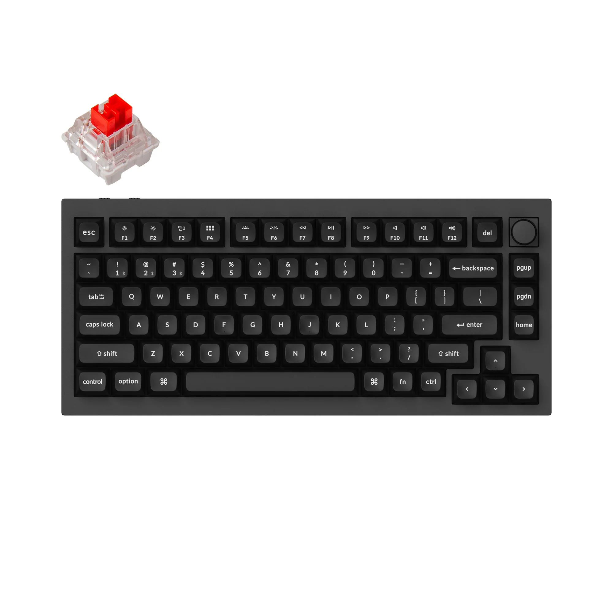 Keychron Q1 Pro QMK/VIA Teclado Mecânico Personalizado Sem Fio