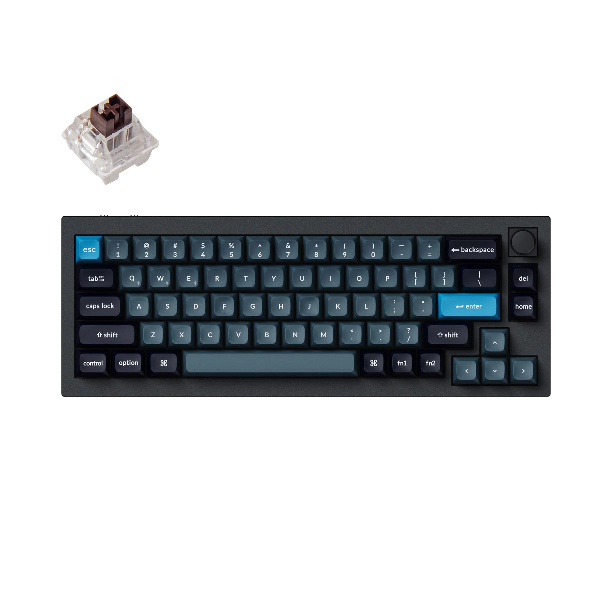 Keychron Q2 Pro QMK/VIA Teclado Mecânico Sem Fio Personalizado