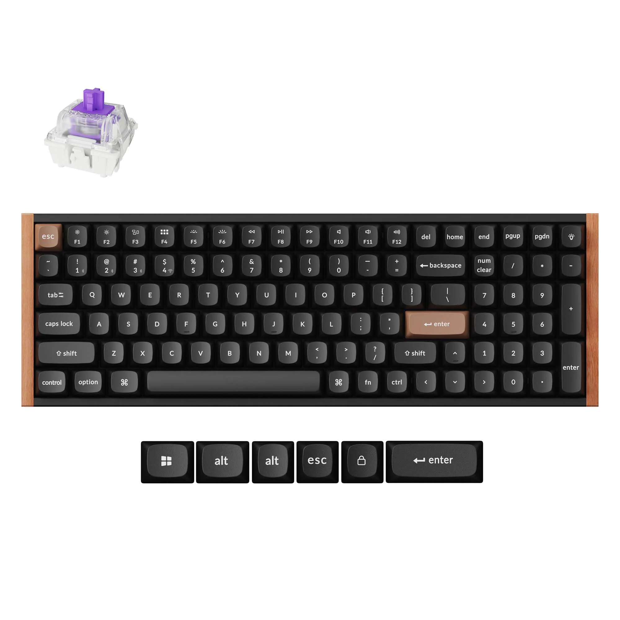 Keychron K4 HE langaton magneettikytkimellinen custom-näppäimistö