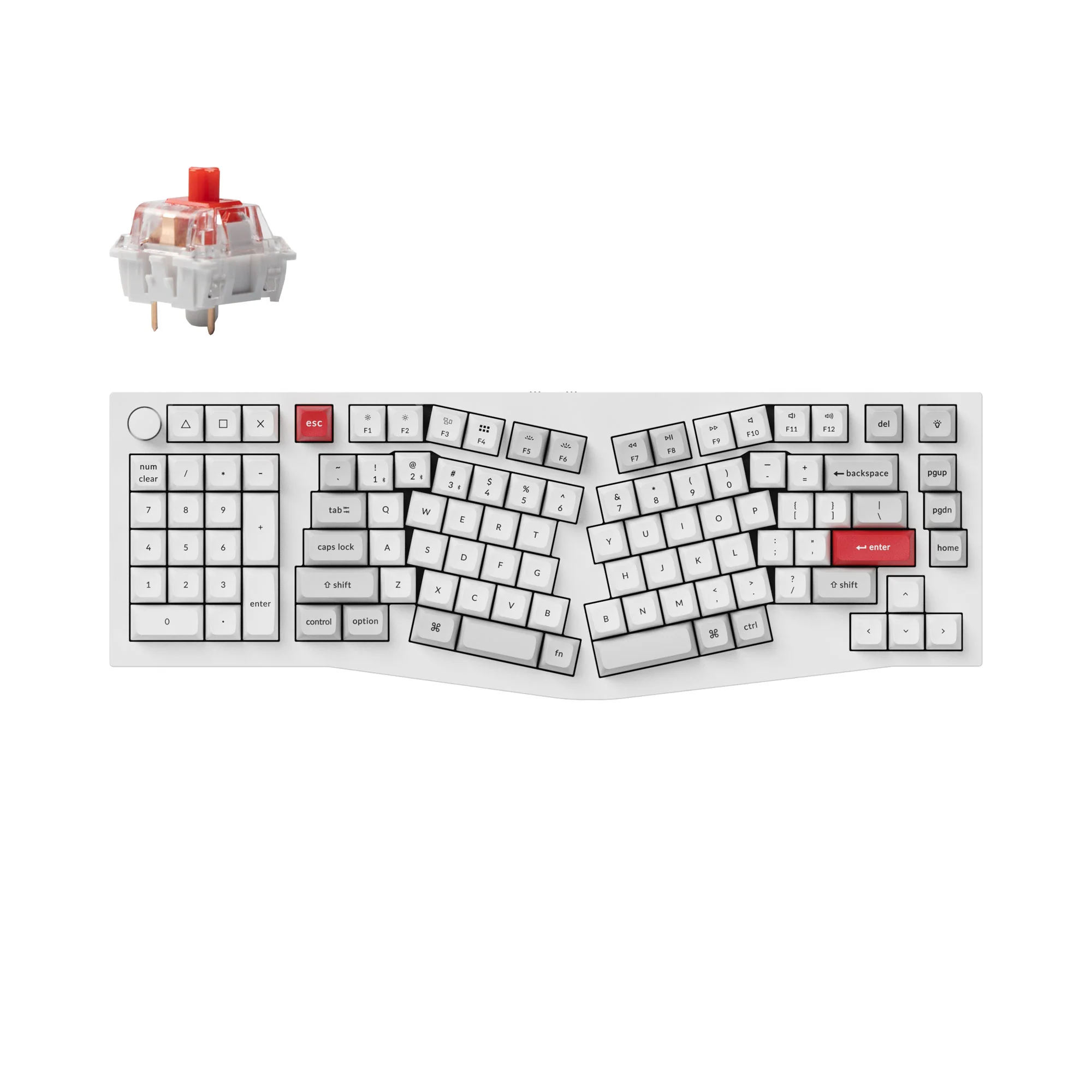 Keychron Q14 Pro (Alice Layout) QMK/VIA trådløst custom mekanisk tastatur