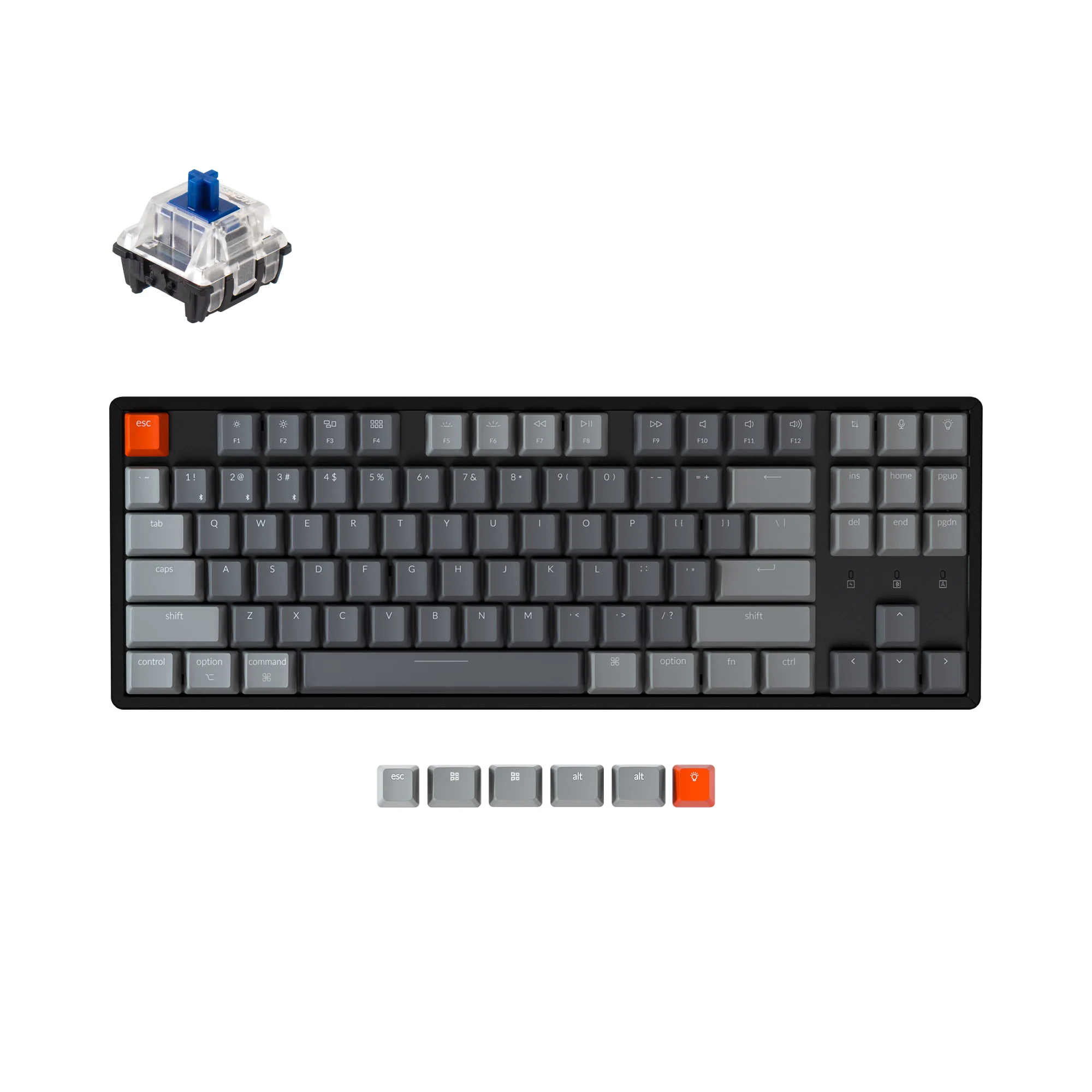 Teclado mecánico inalámbrico Keychron K8