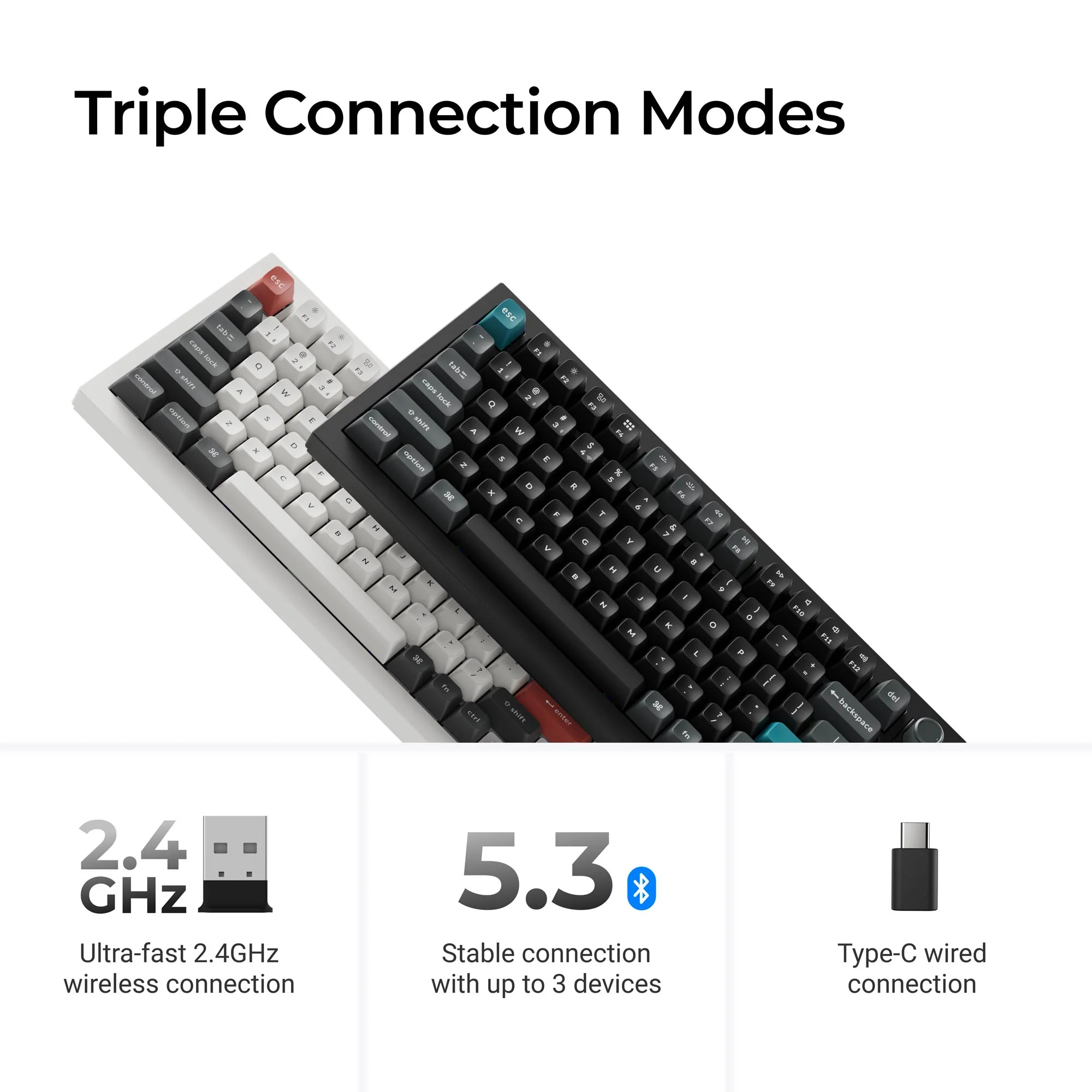 Keychron Q1 Ultra 8K langaton custom-mekaaninen näppäimistö
