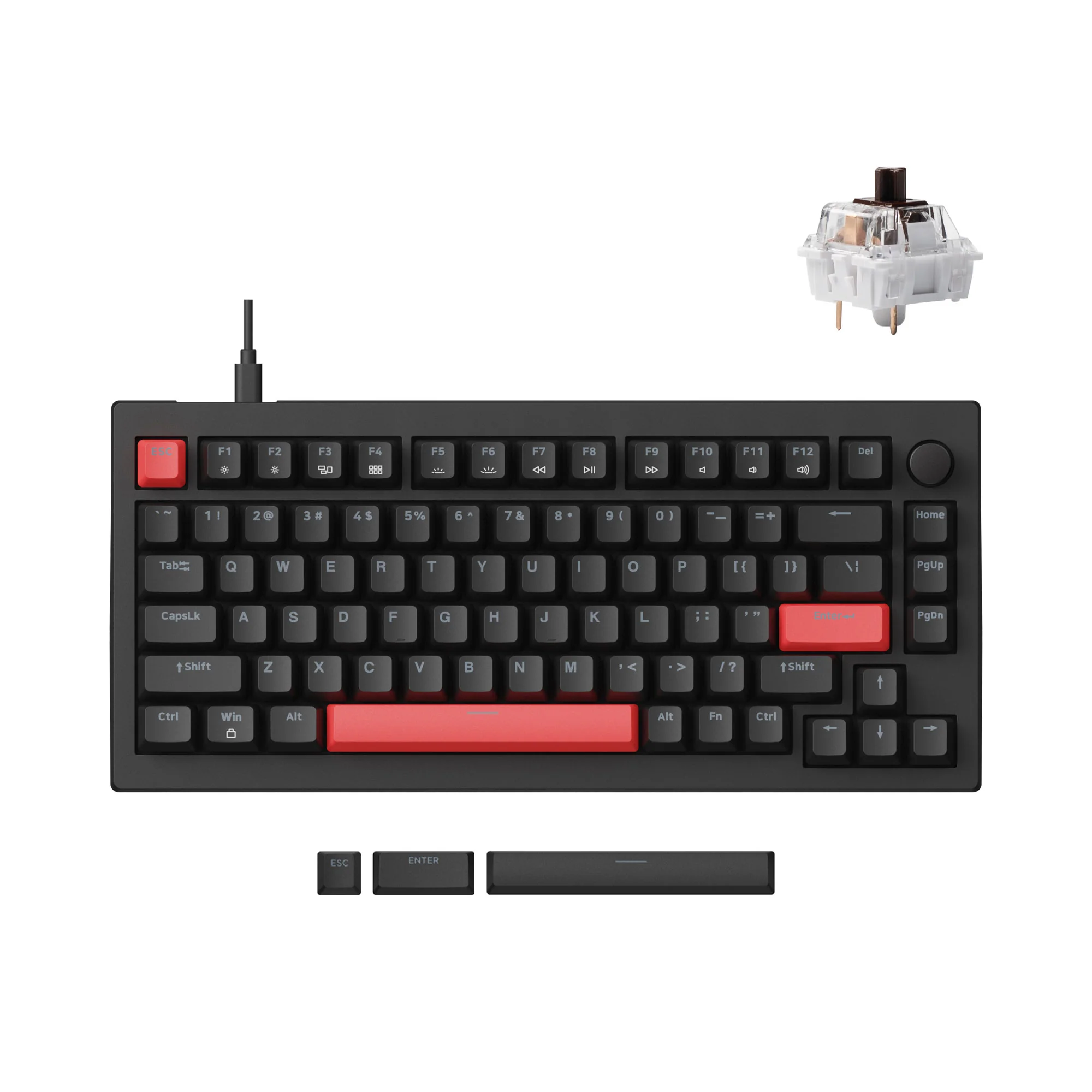 Lemokey X4 QMK Bedraad Mechanisch Toetsenbord