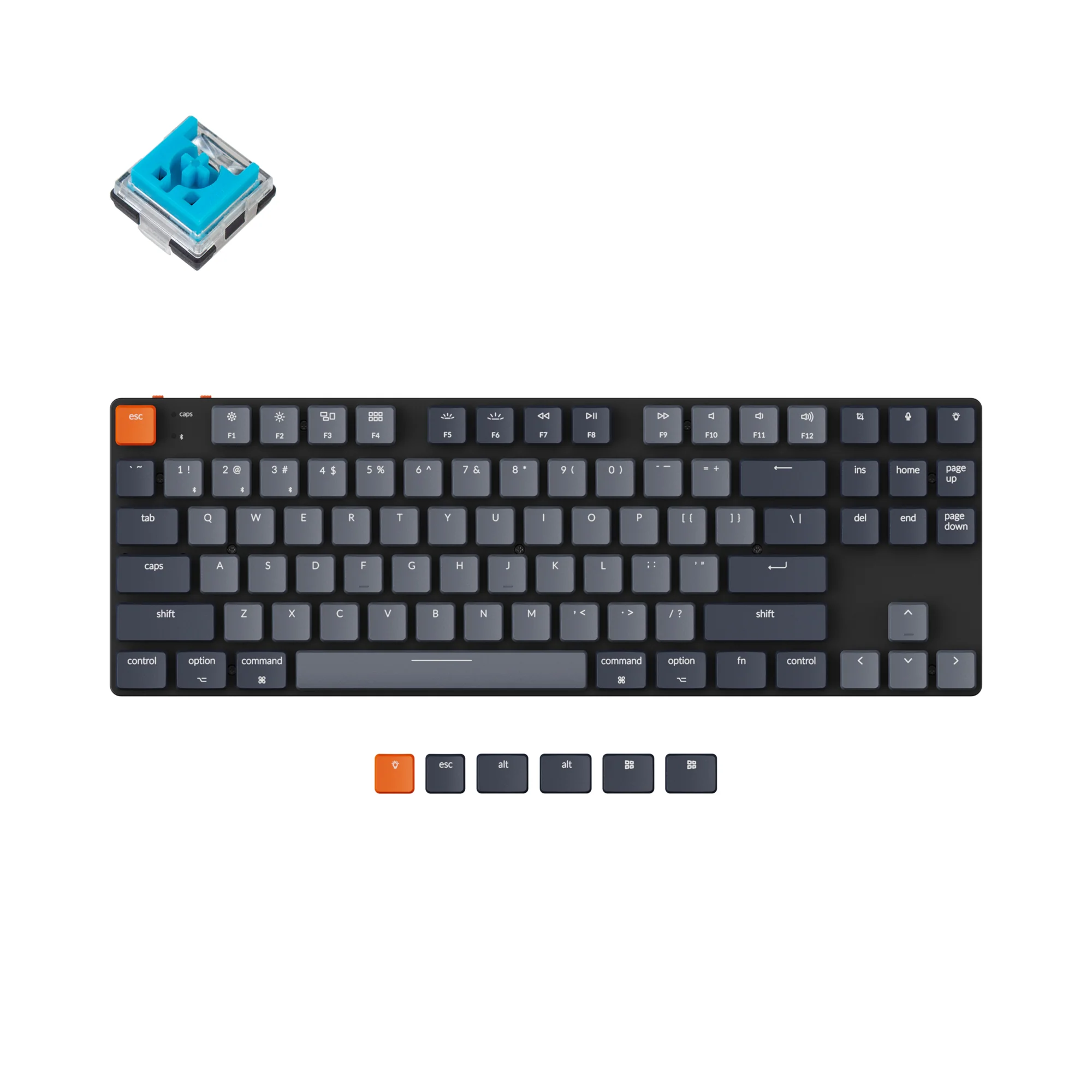 Teclado mecânico sem fio Keychron K1 SE (Versão 5)