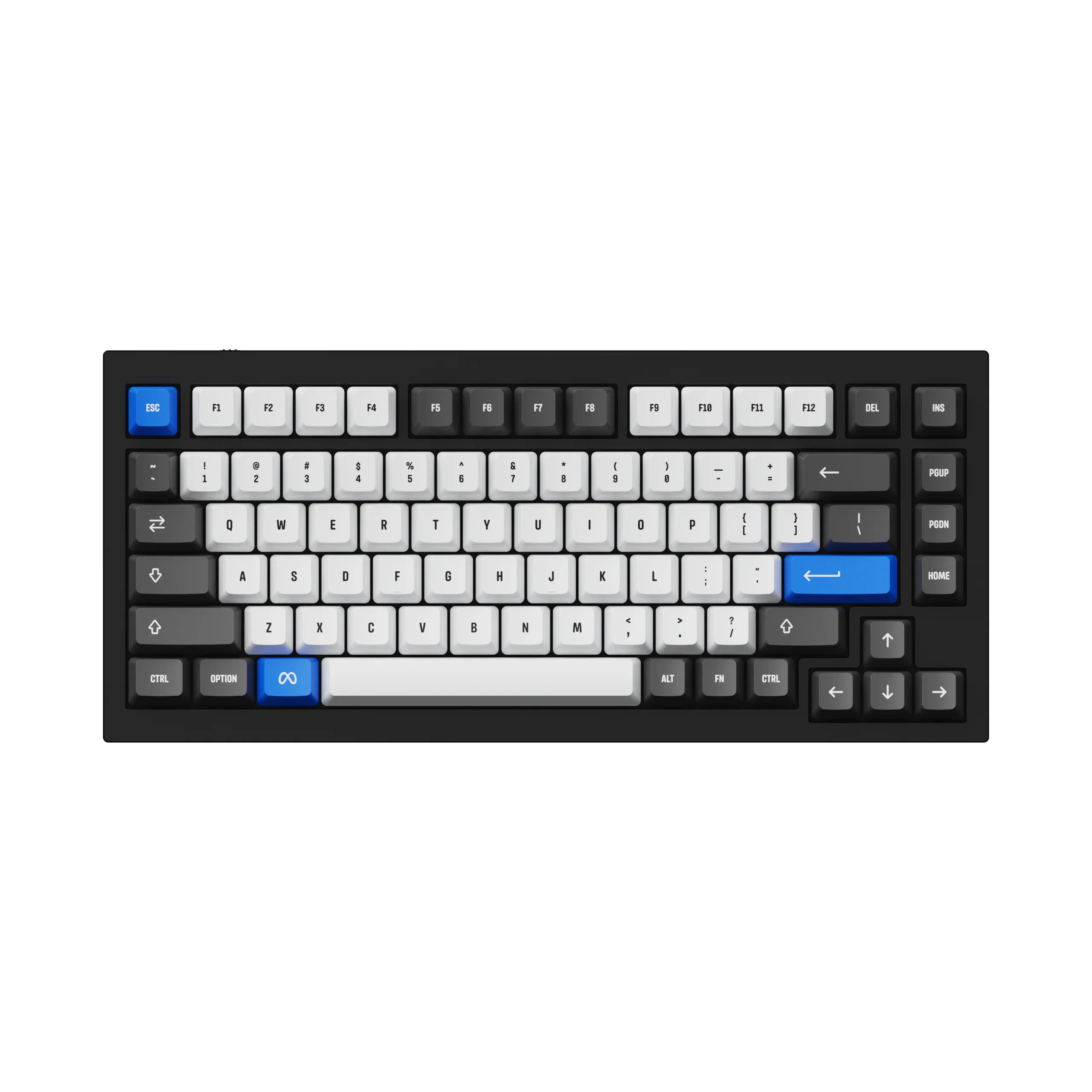 OEM Dye-Sub PBT tangentkapslar komplett set - Meta
