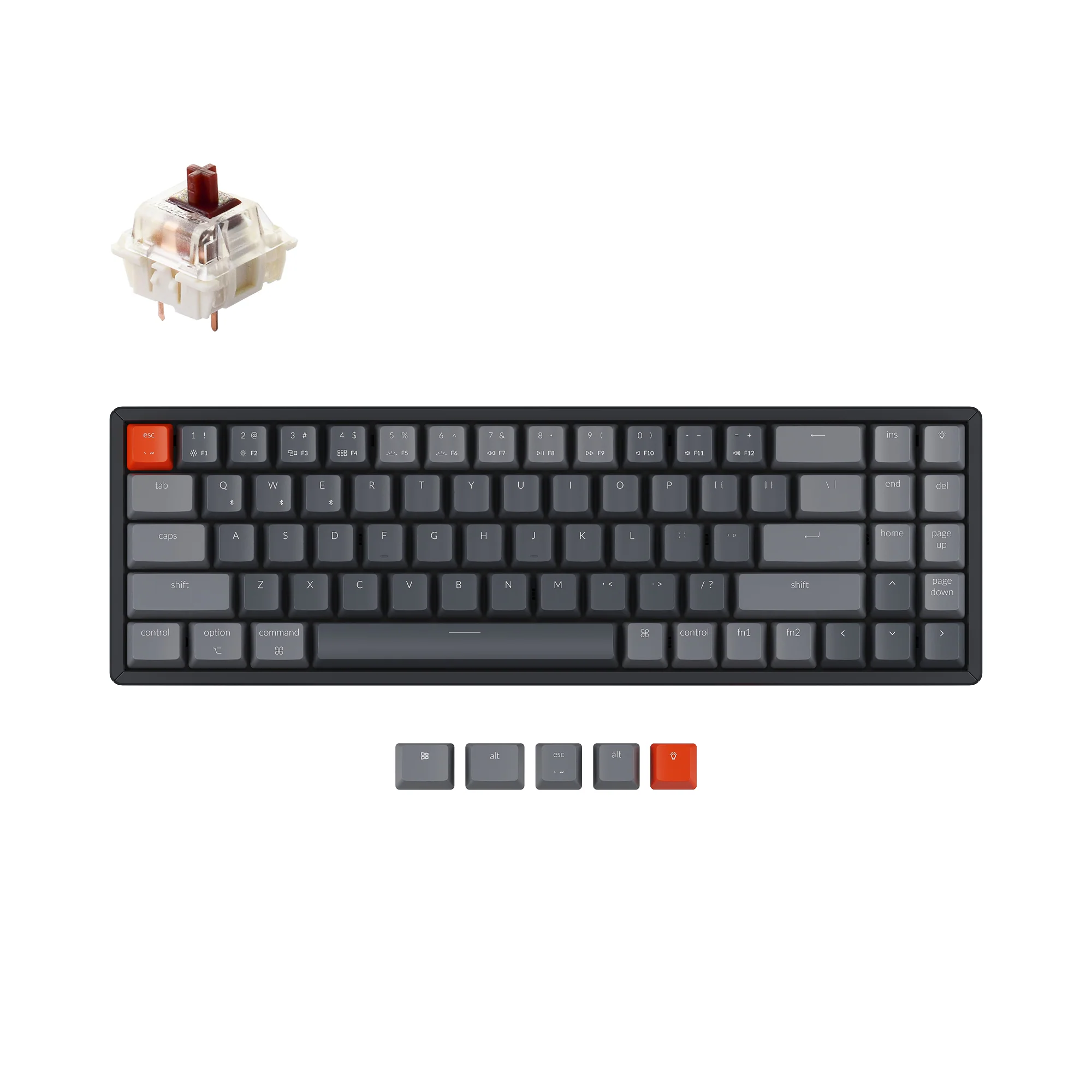 Teclado mecánico inalámbrico Keychron K14