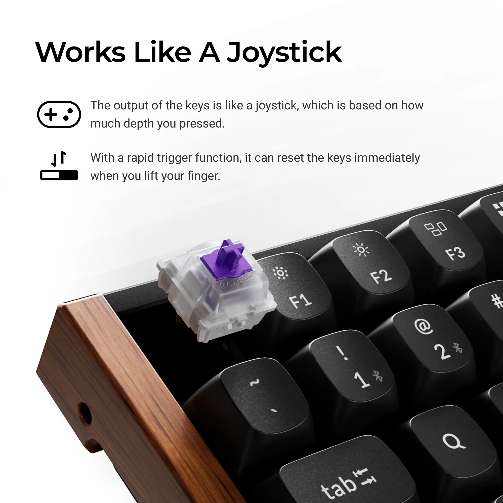 Keychron K2 HE kabellose Custom-Tastatur mit Magnetschaltern
