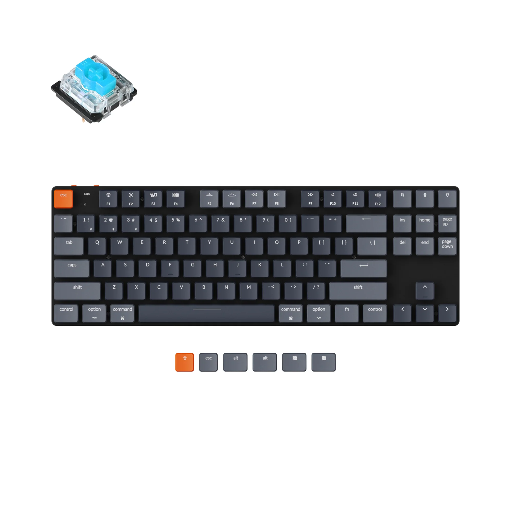 Teclado mecânico sem fio Keychron K1 SE (Versão 5)