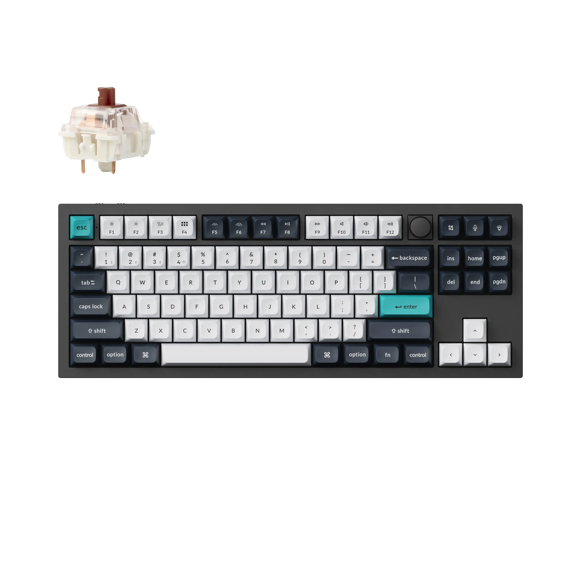 Keychron Q3 Max QMK/VIA Bezprzewodowa konfigurowalna klawiatura mechaniczna