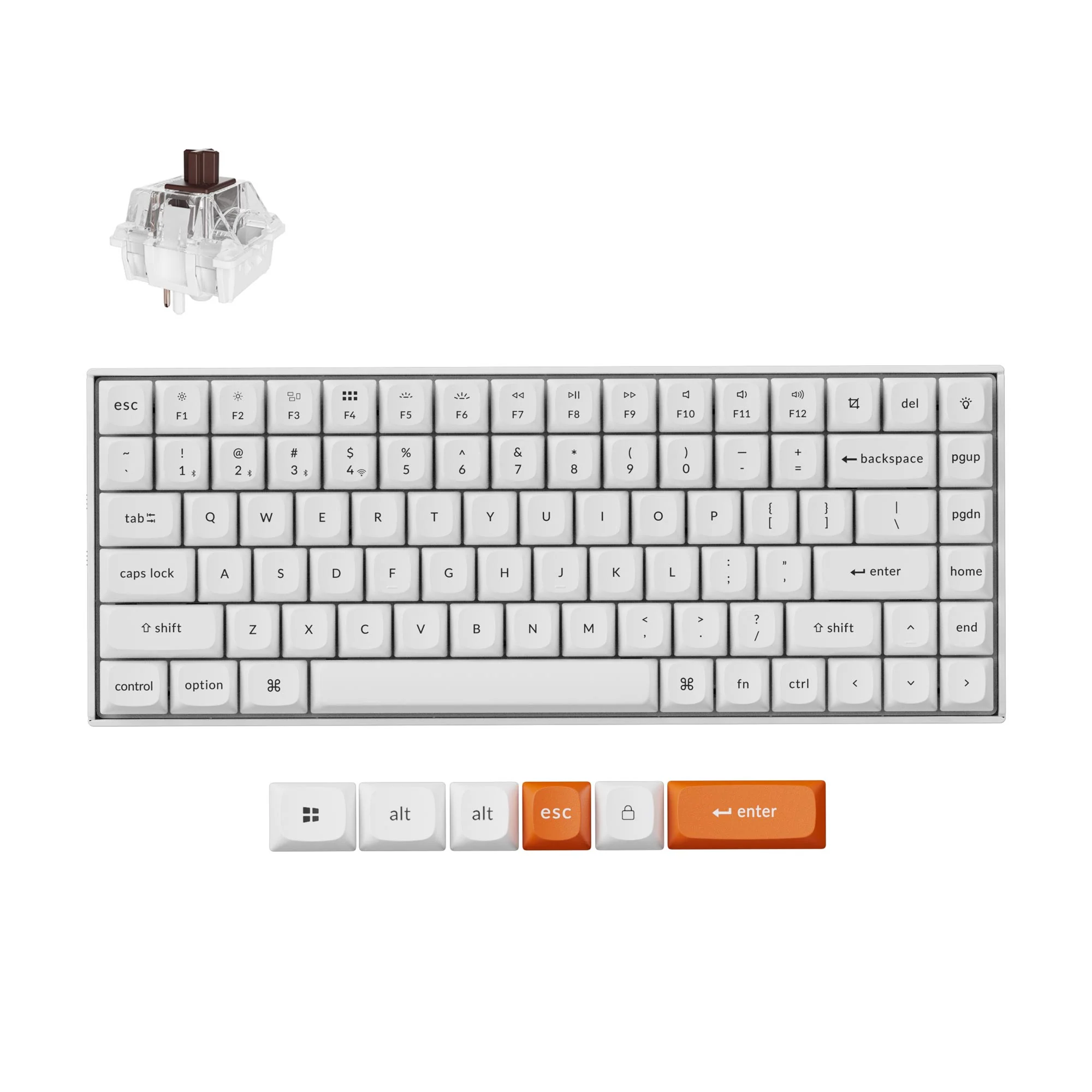 Keychron K2 Max QMK Teclado mecánico inalámbrico