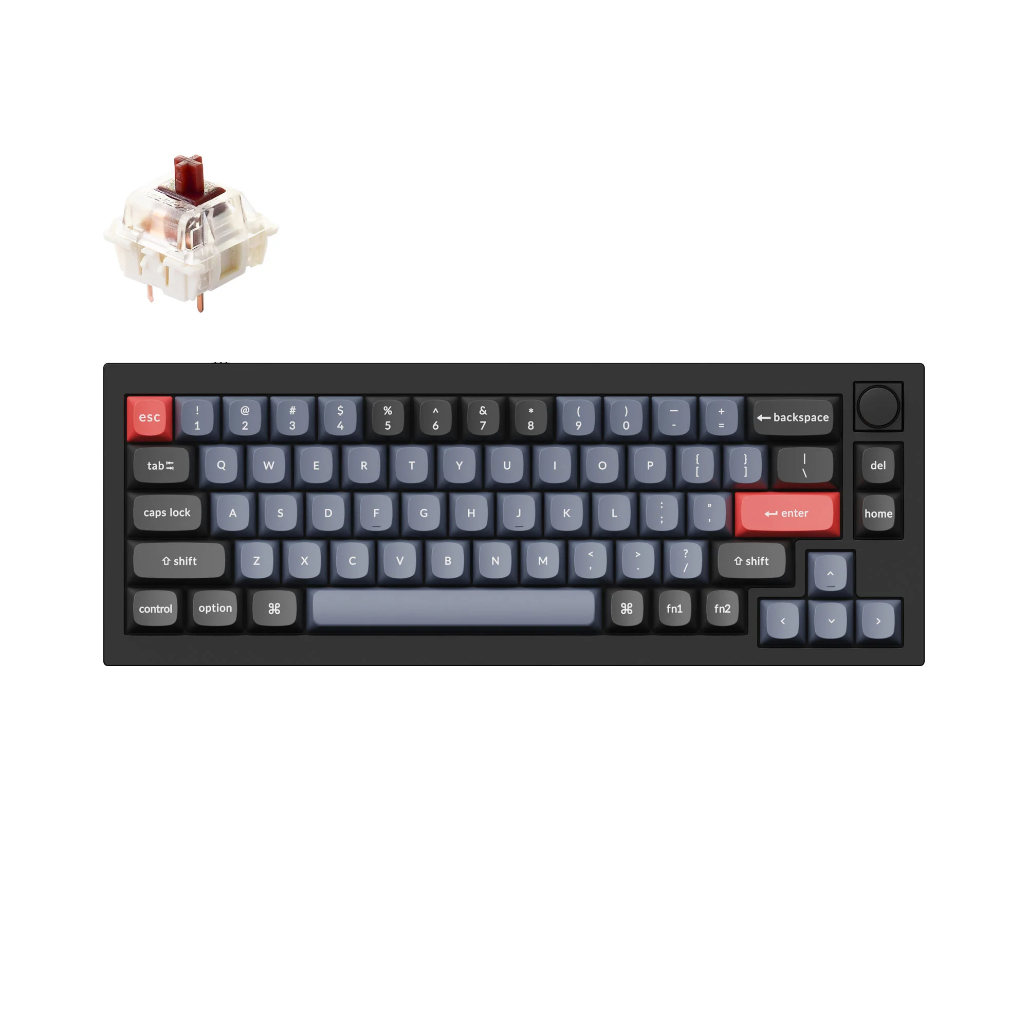 Teclado Mecânico Customizado QMK Keychron Q2