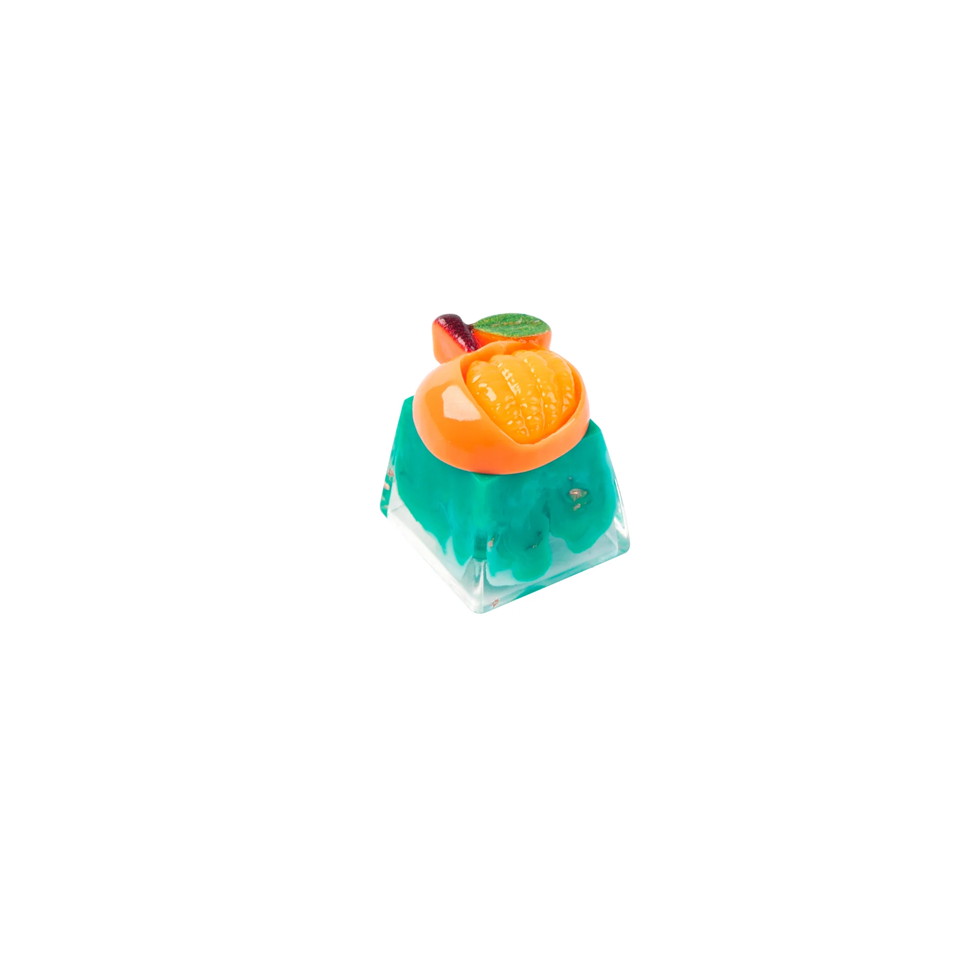 Keycap artesanal de resina Fruta Linda