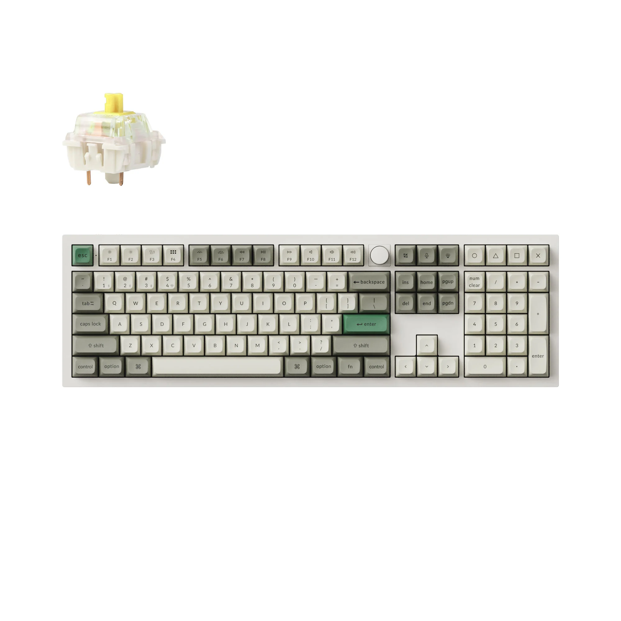 Keychron Q6 Max QMK/VIA langaton mukautettu mekaaninen näppäimistö
