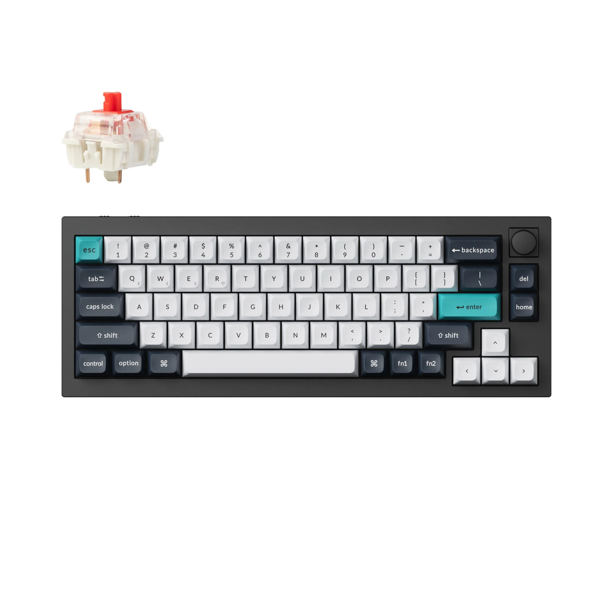 Keychron Q2 Max QMK/VIA langaton mukautettu mekaaninen näppäimistö