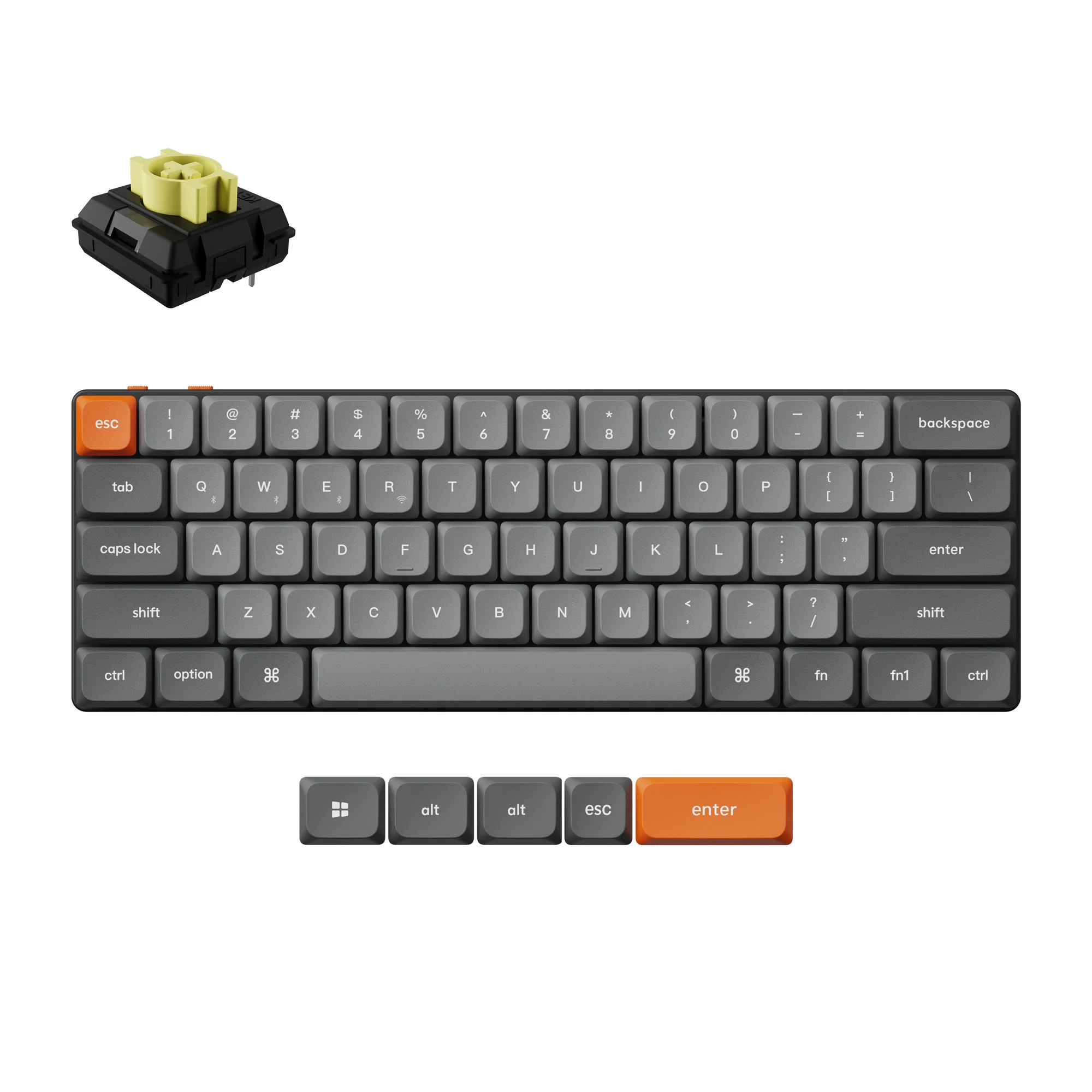 Keychron K9 Max QMK Kabellose Mechanische Custom-Tastatur