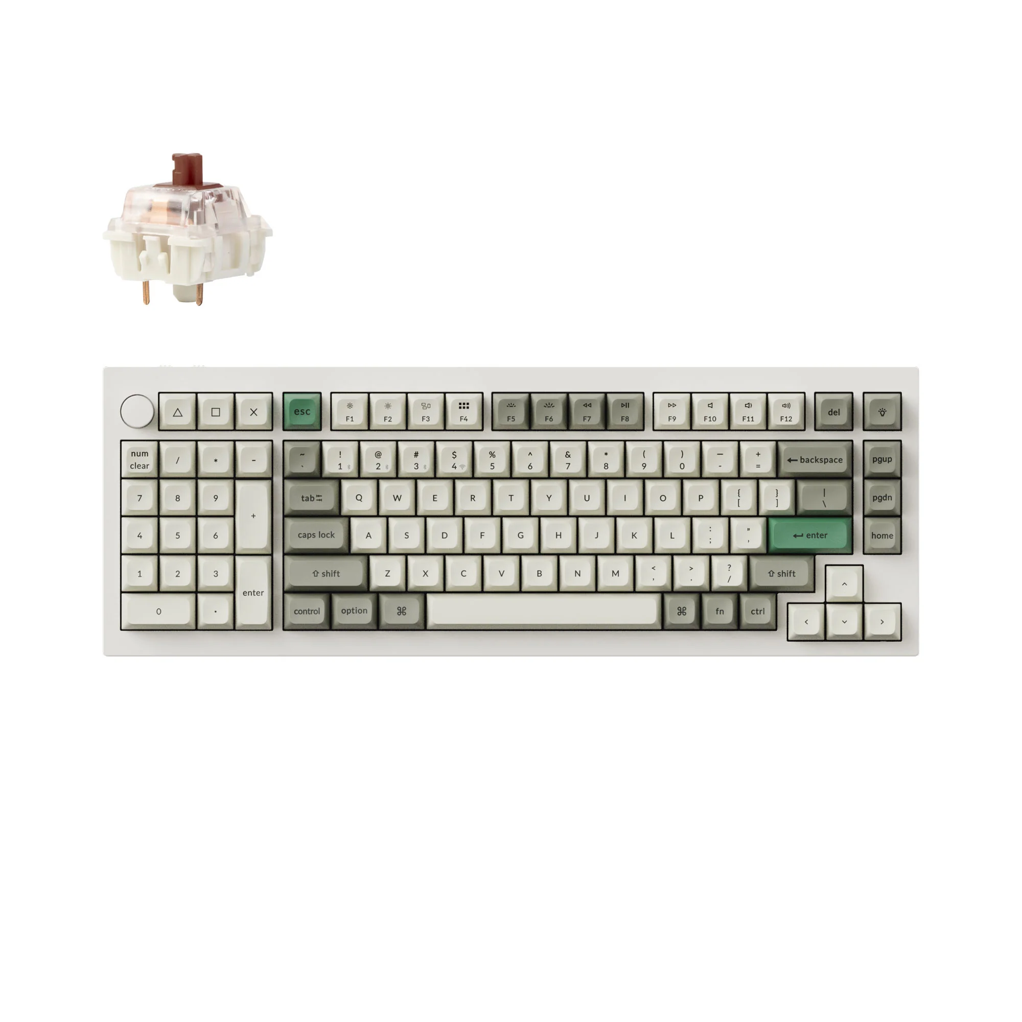 Clavier mécanique sans fil personnalisé Keychron Q12 Max QMK/VIA