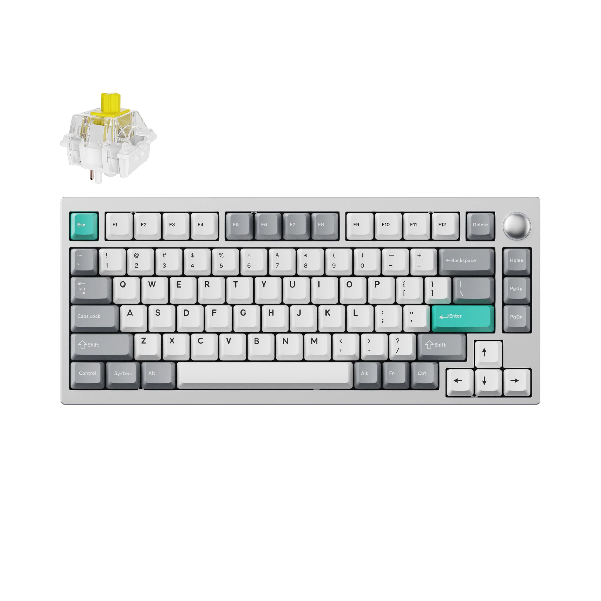 Lemokey P1 QMK/VIA mukautettu pelinäppäimistö