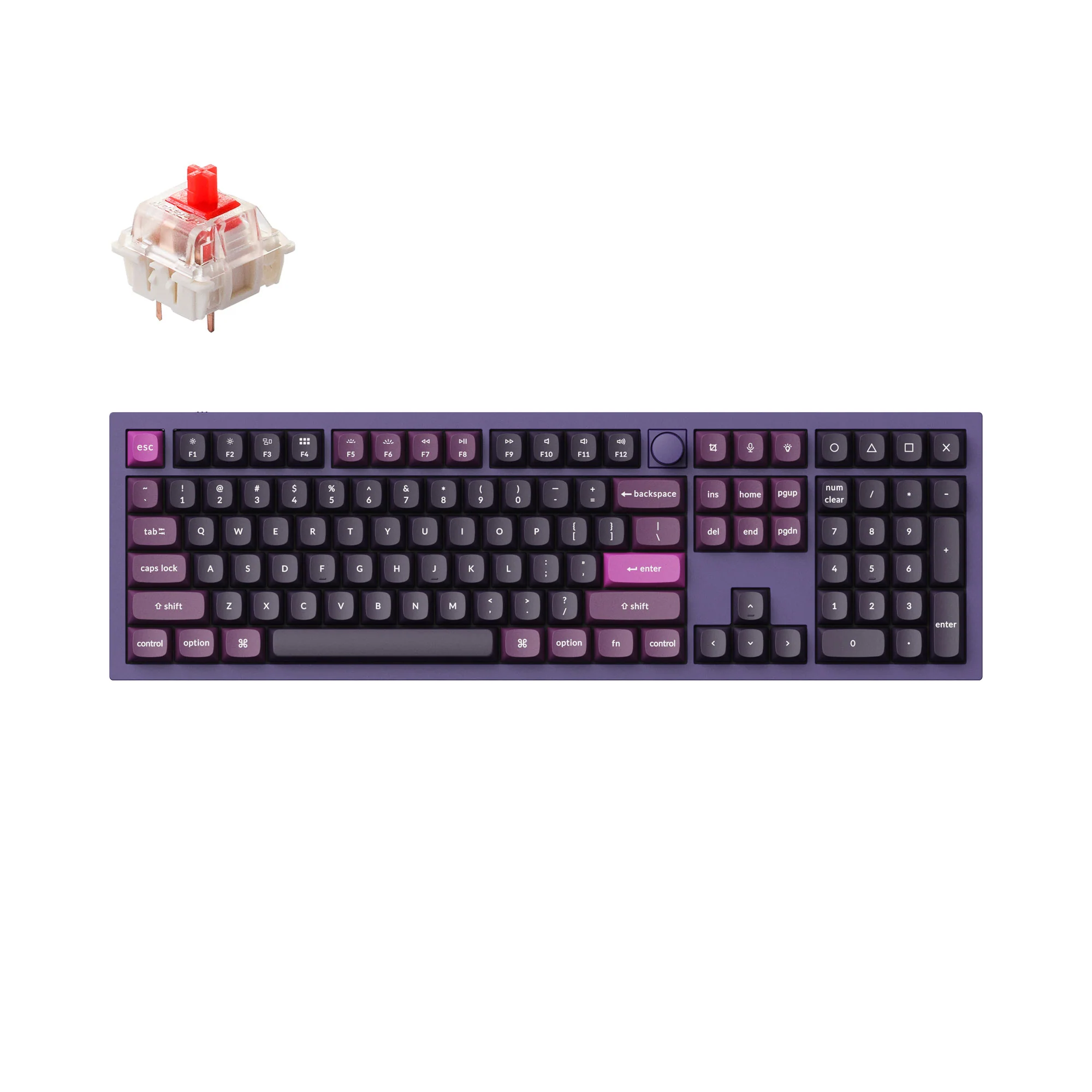 Teclado mecánico personalizado QMK Keychron Q6